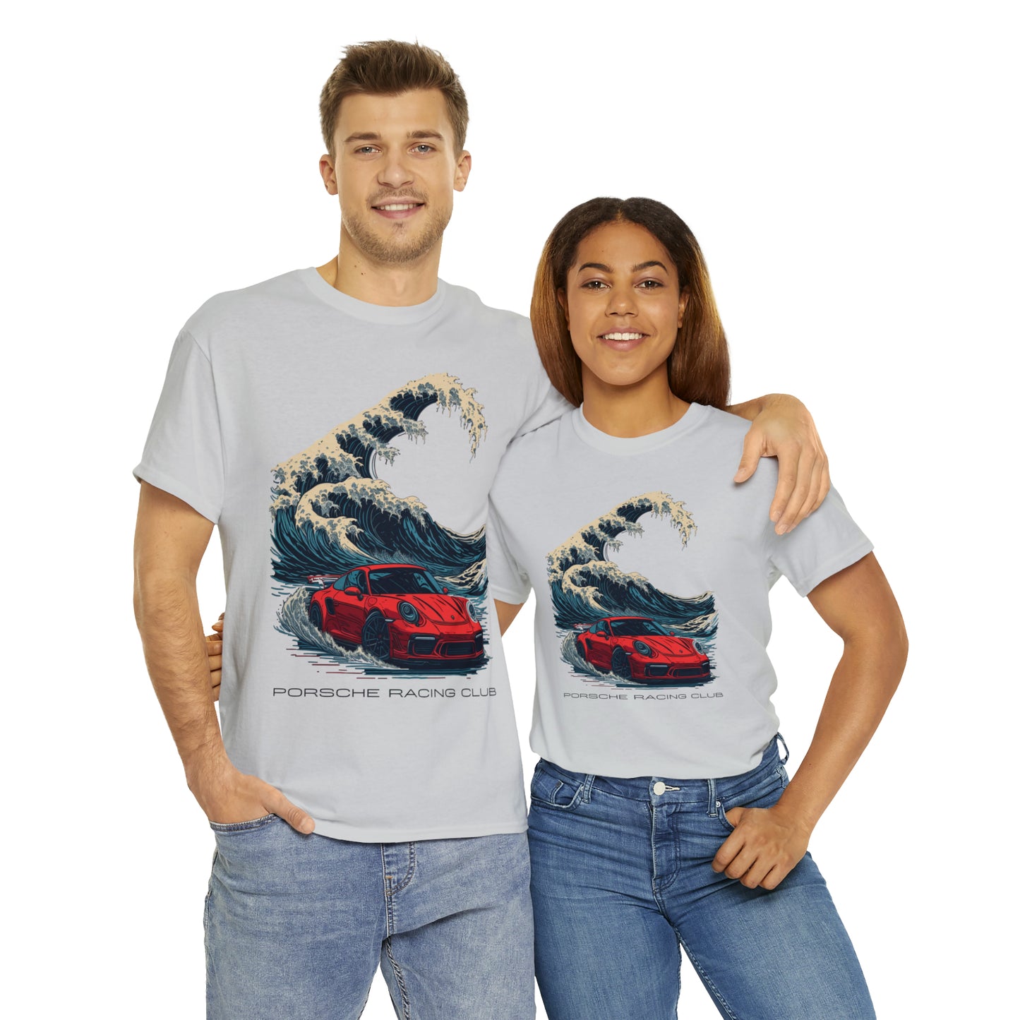 HOKUSAI WAVE Unisex Heavy Cotton Tee