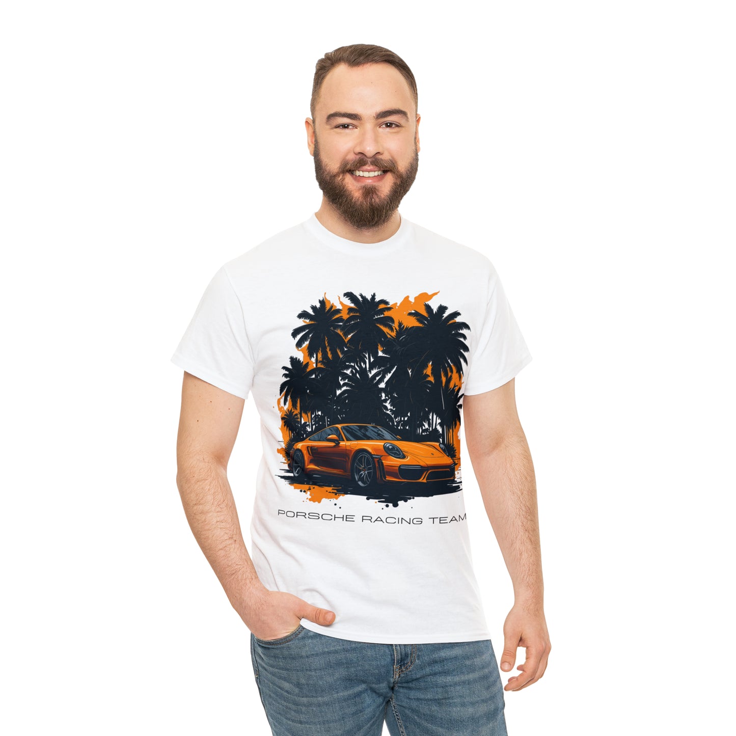 ORANGE PALMS Unisex Heavy Cotton Tee