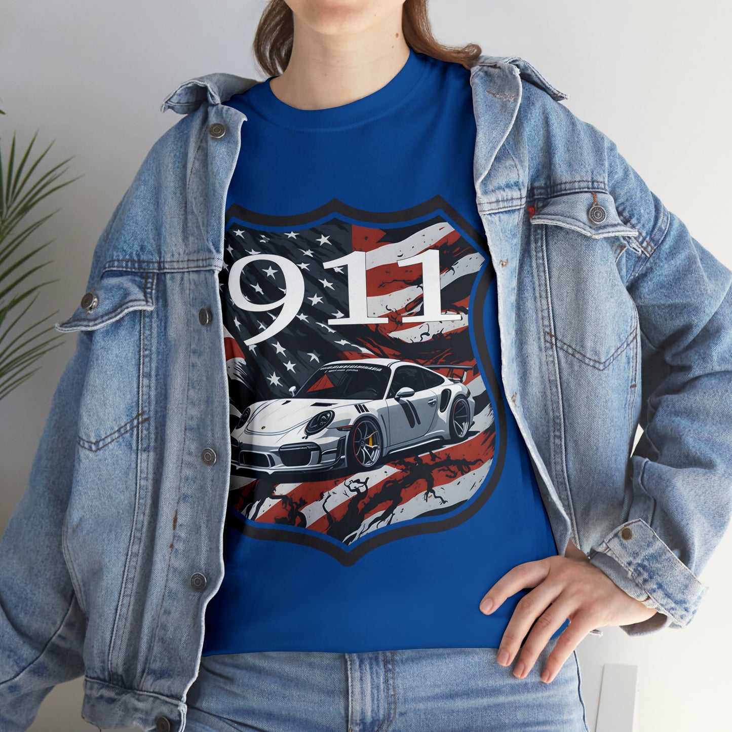 US FLAG Unisex Heavy Cotton Tee