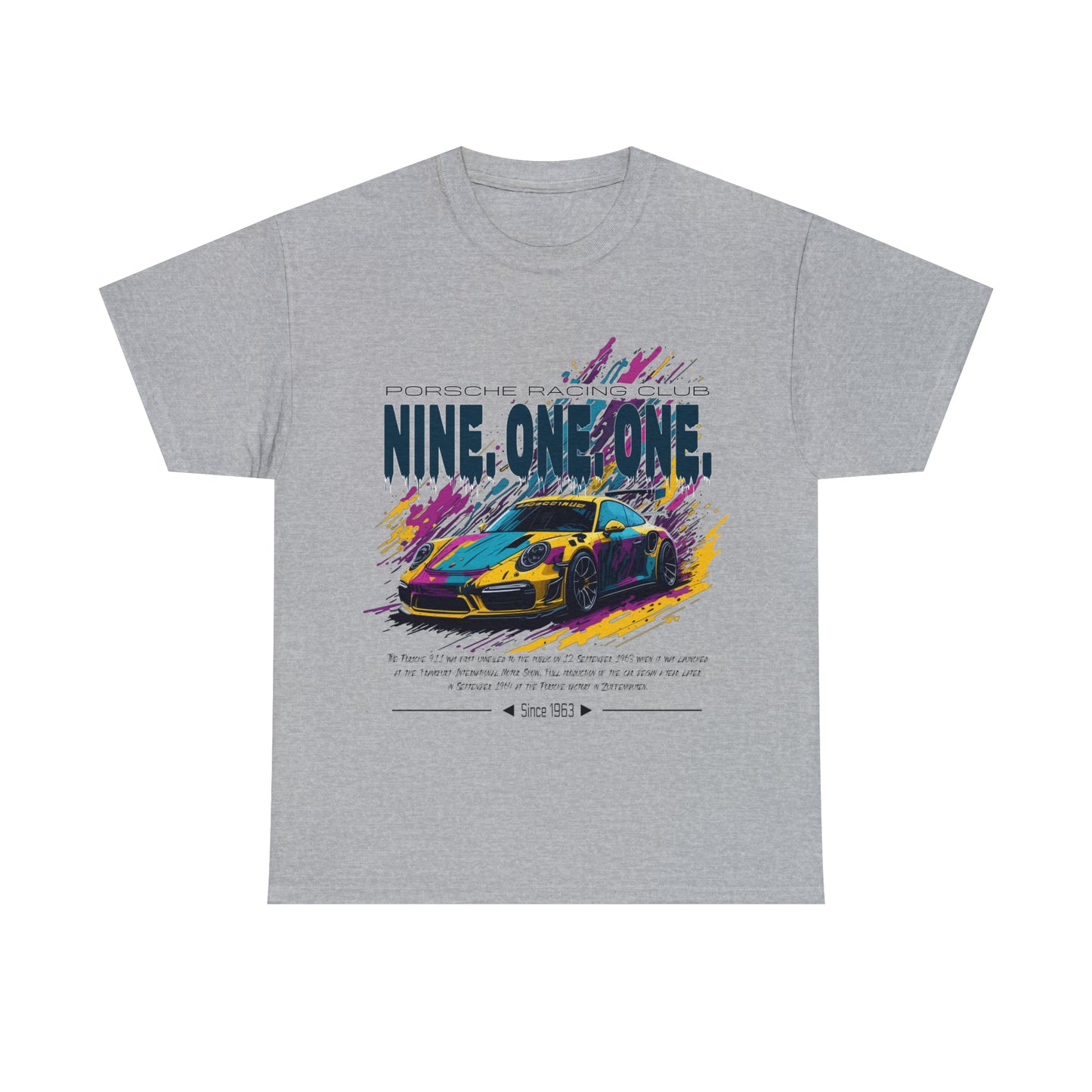 NINE ONE ONE Unisex Heavy Cotton Tee