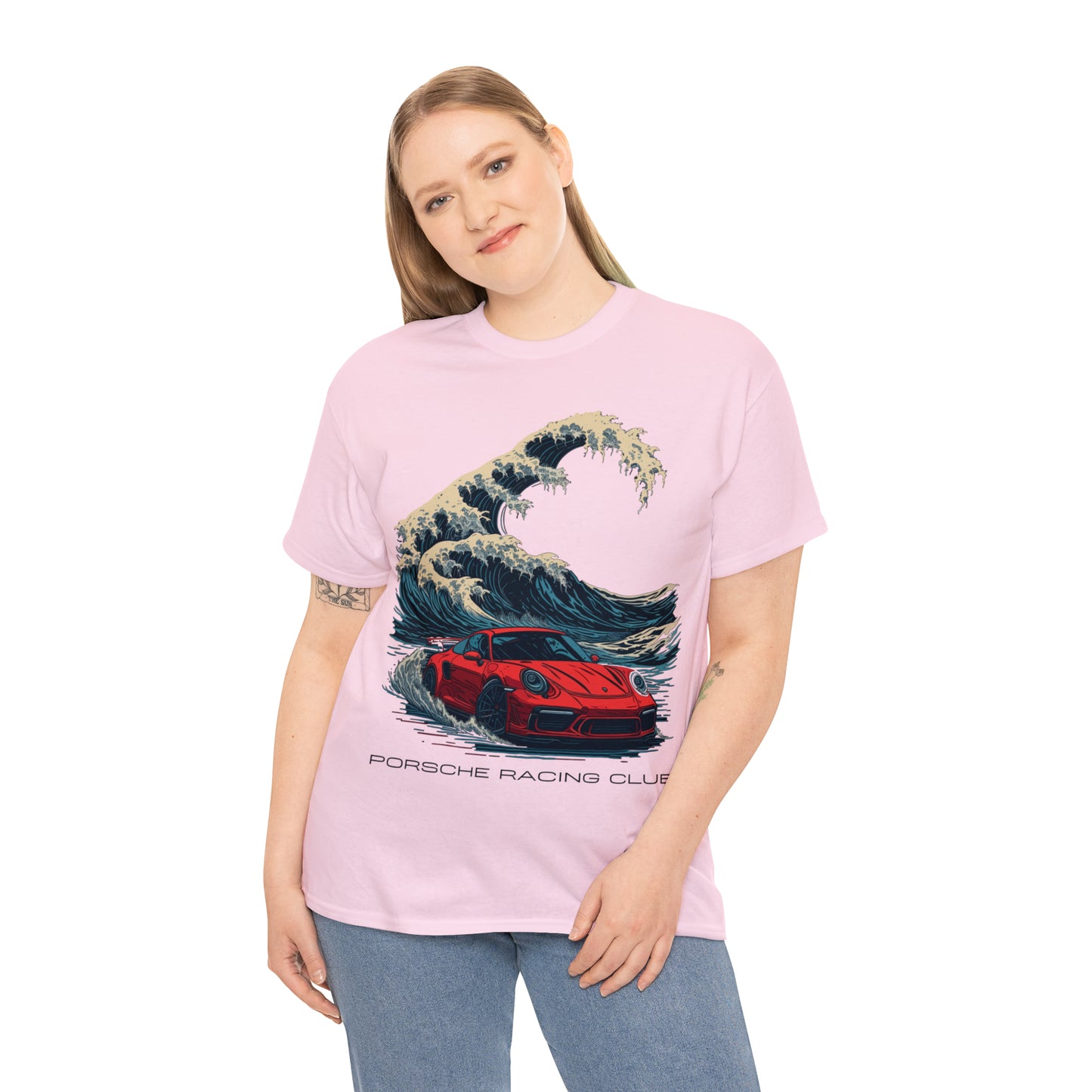 HOKUSAI WAVE Unisex Heavy Cotton Tee