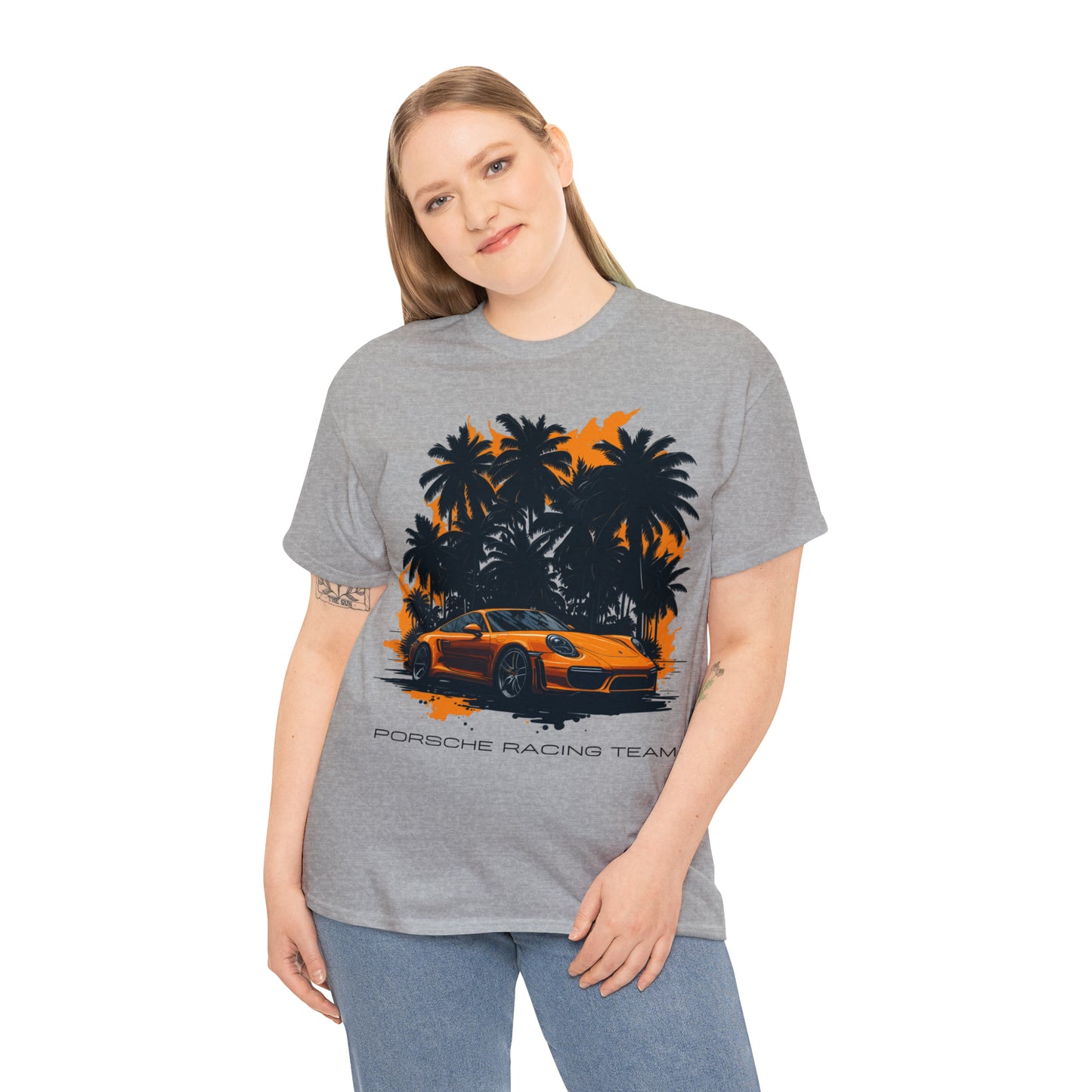 ORANGE PALMS Unisex Heavy Cotton Tee