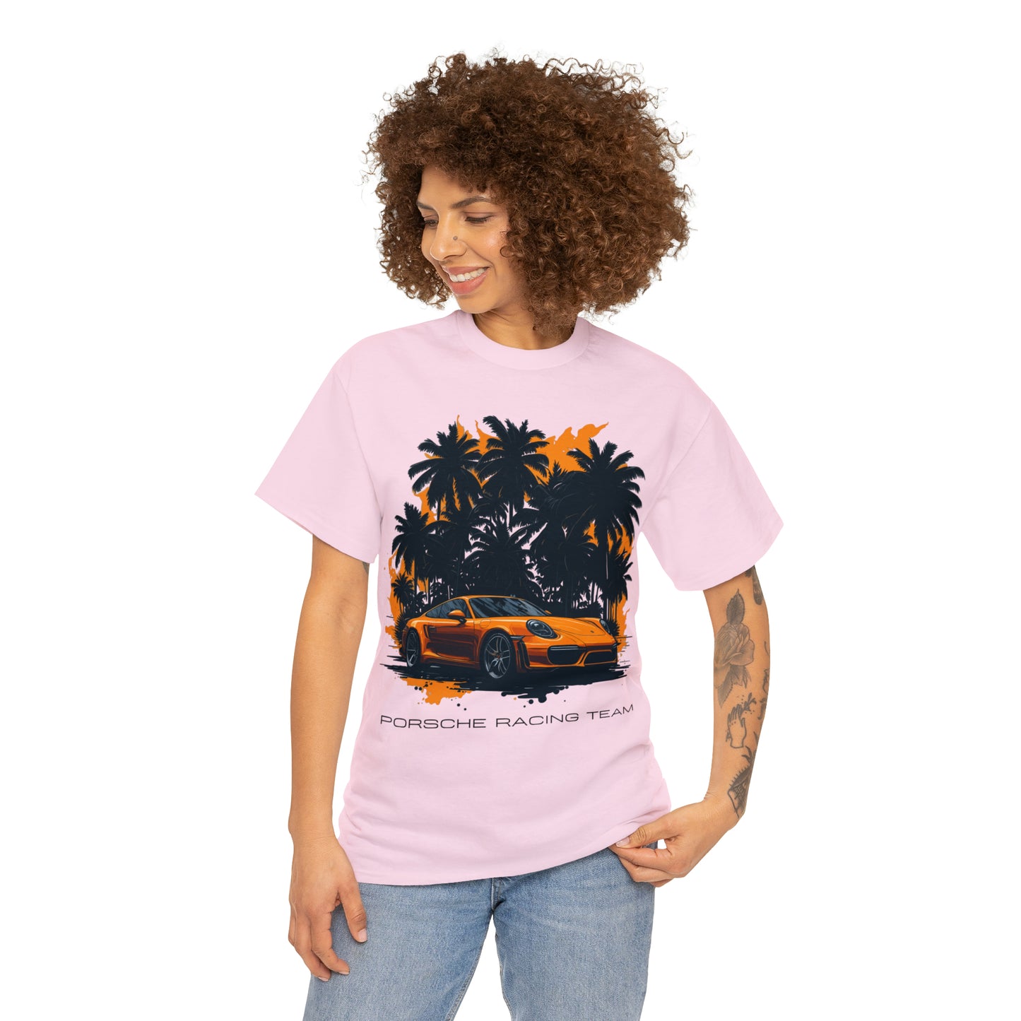 ORANGE PALMS Unisex Heavy Cotton Tee