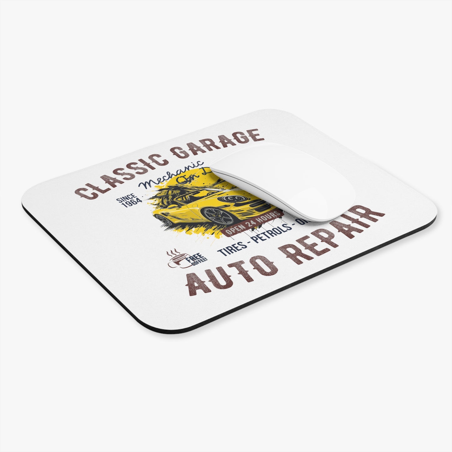 Classic Garage Mouse Pad