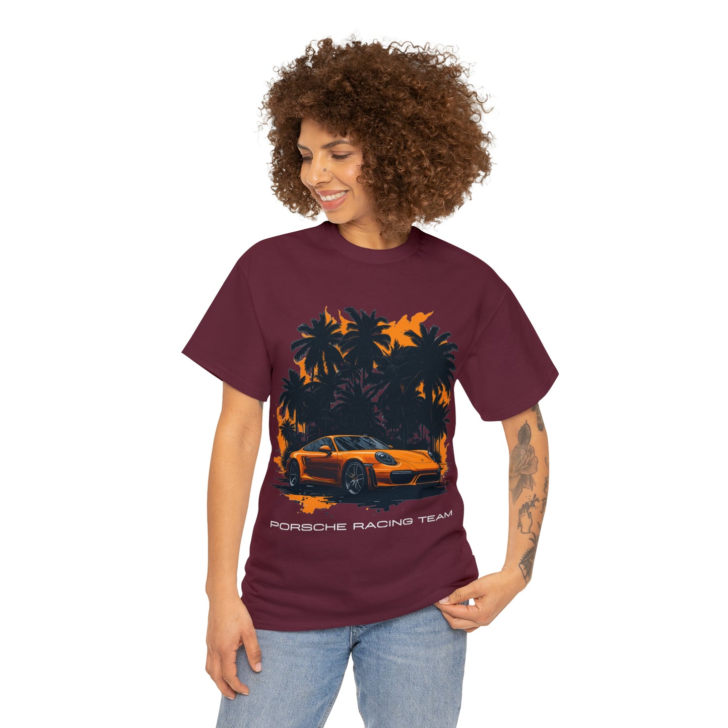 ORANGE PALMS Unisex Heavy Cotton Tee