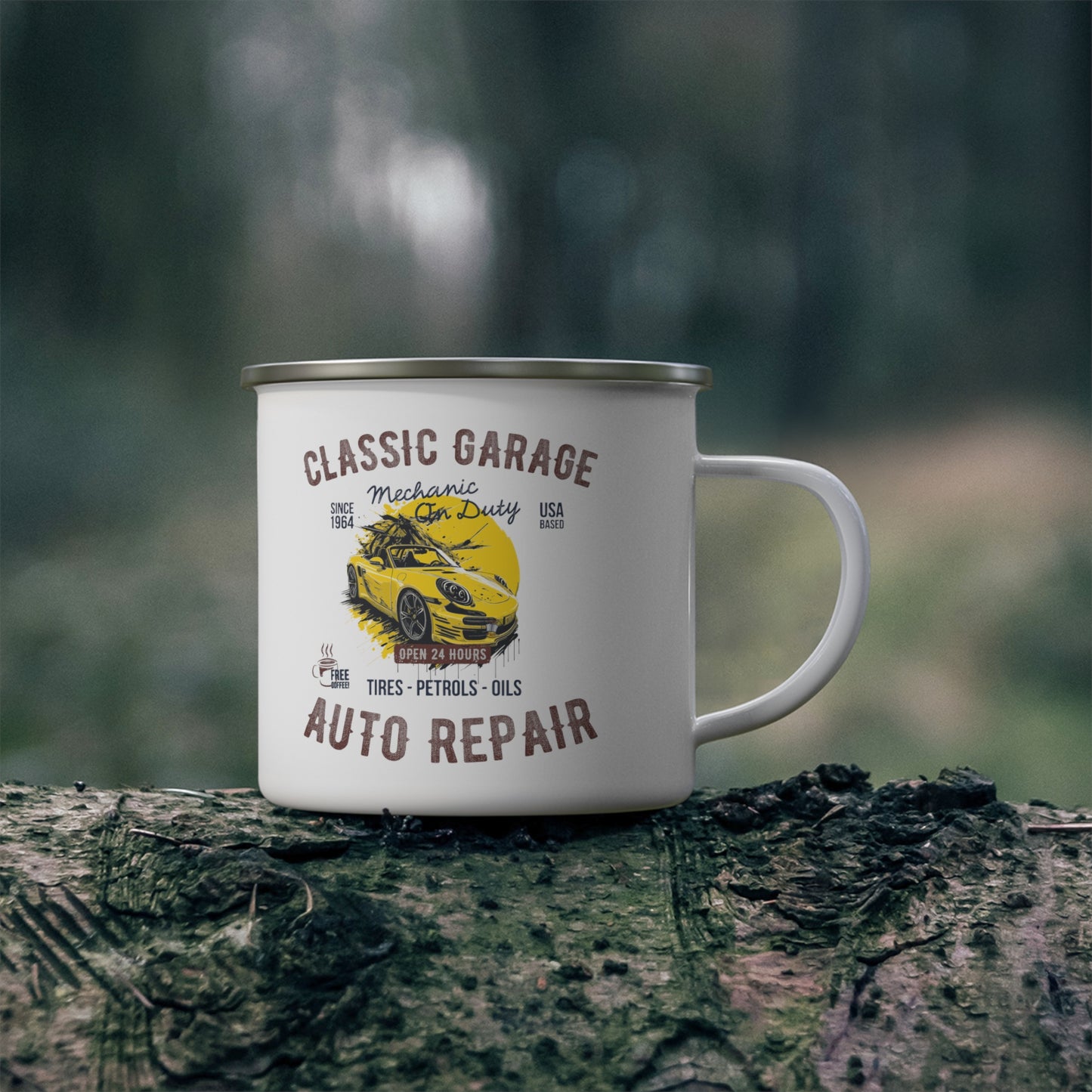 Enamel Camping Mug