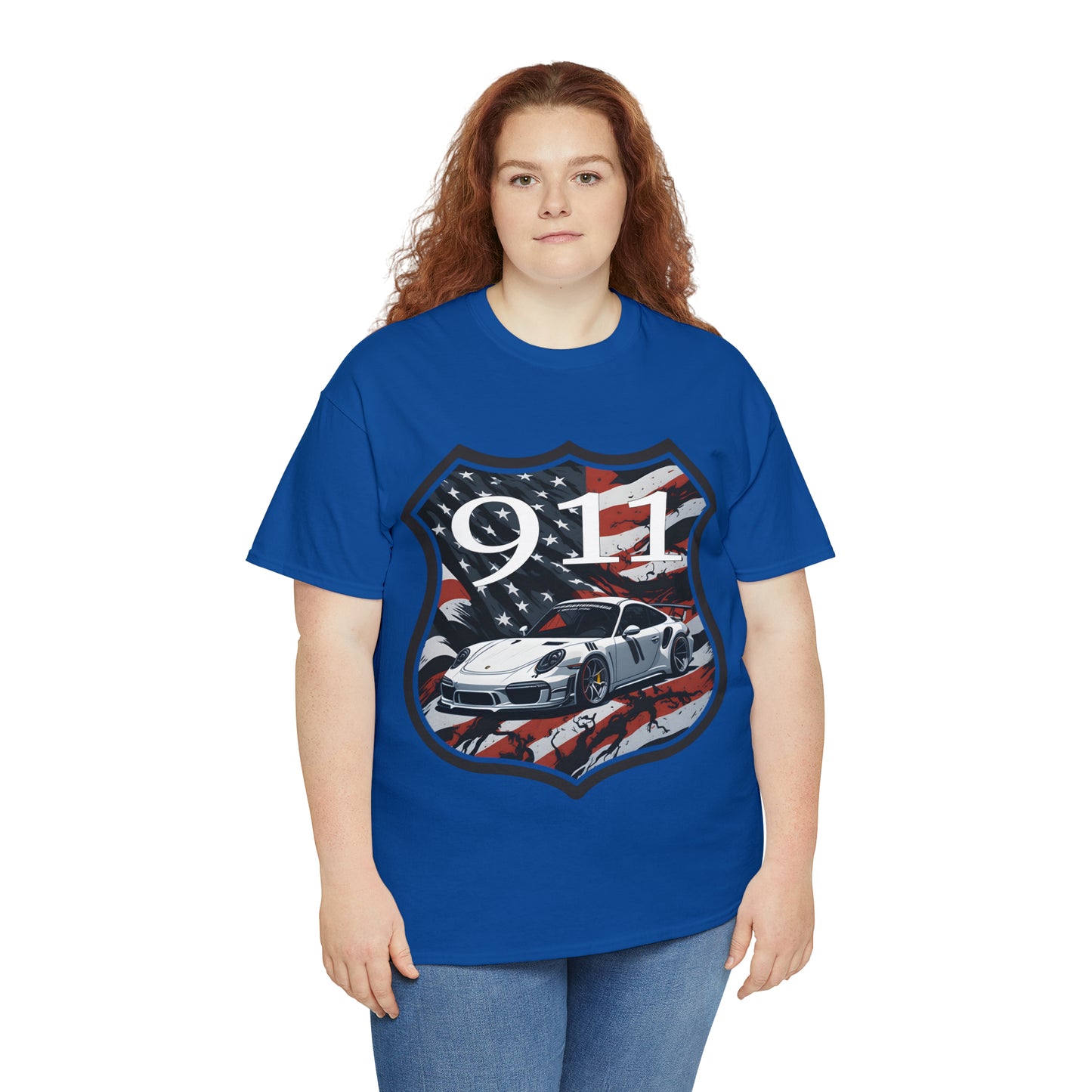 US FLAG Unisex Heavy Cotton Tee