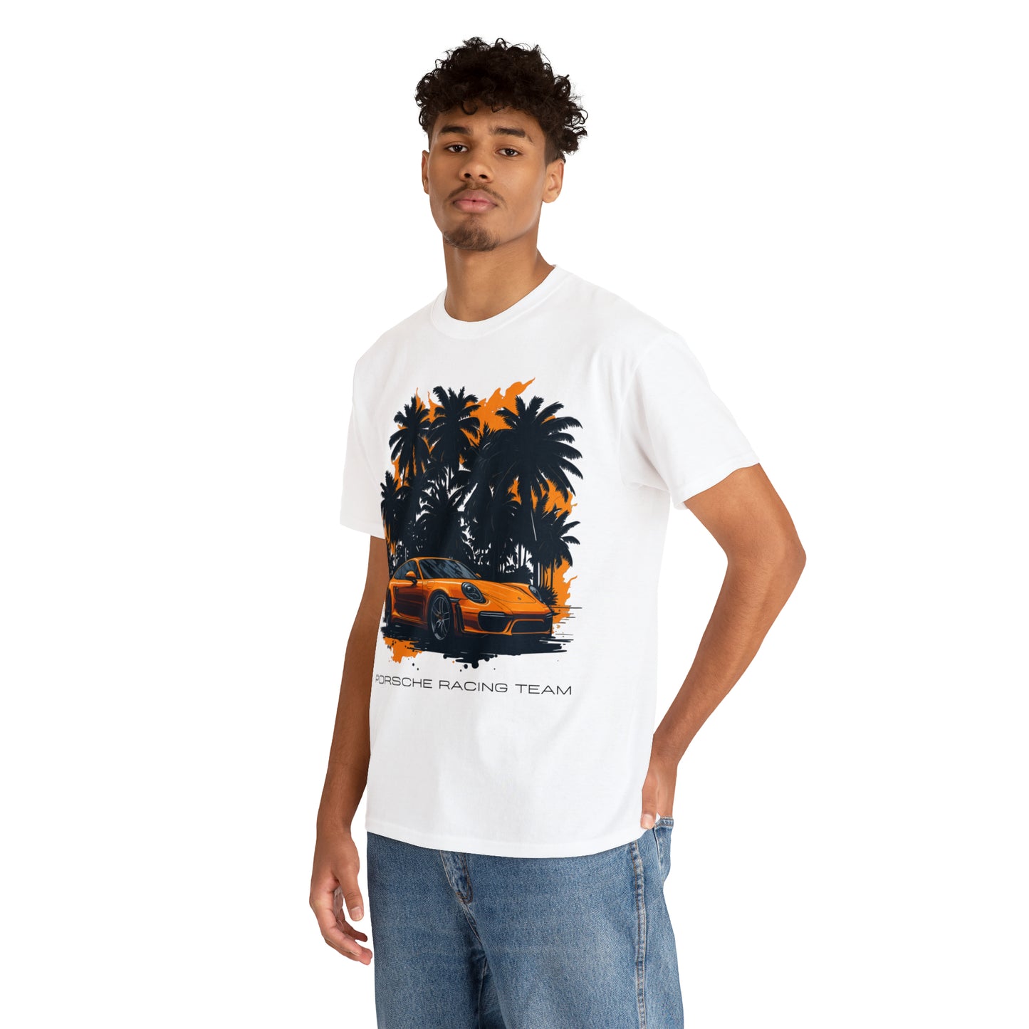 ORANGE PALMS Unisex Heavy Cotton Tee