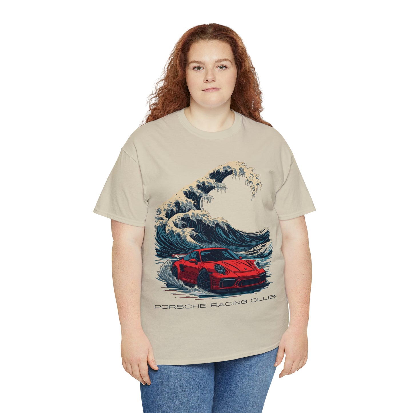 HOKUSAI WAVE Unisex Heavy Cotton Tee