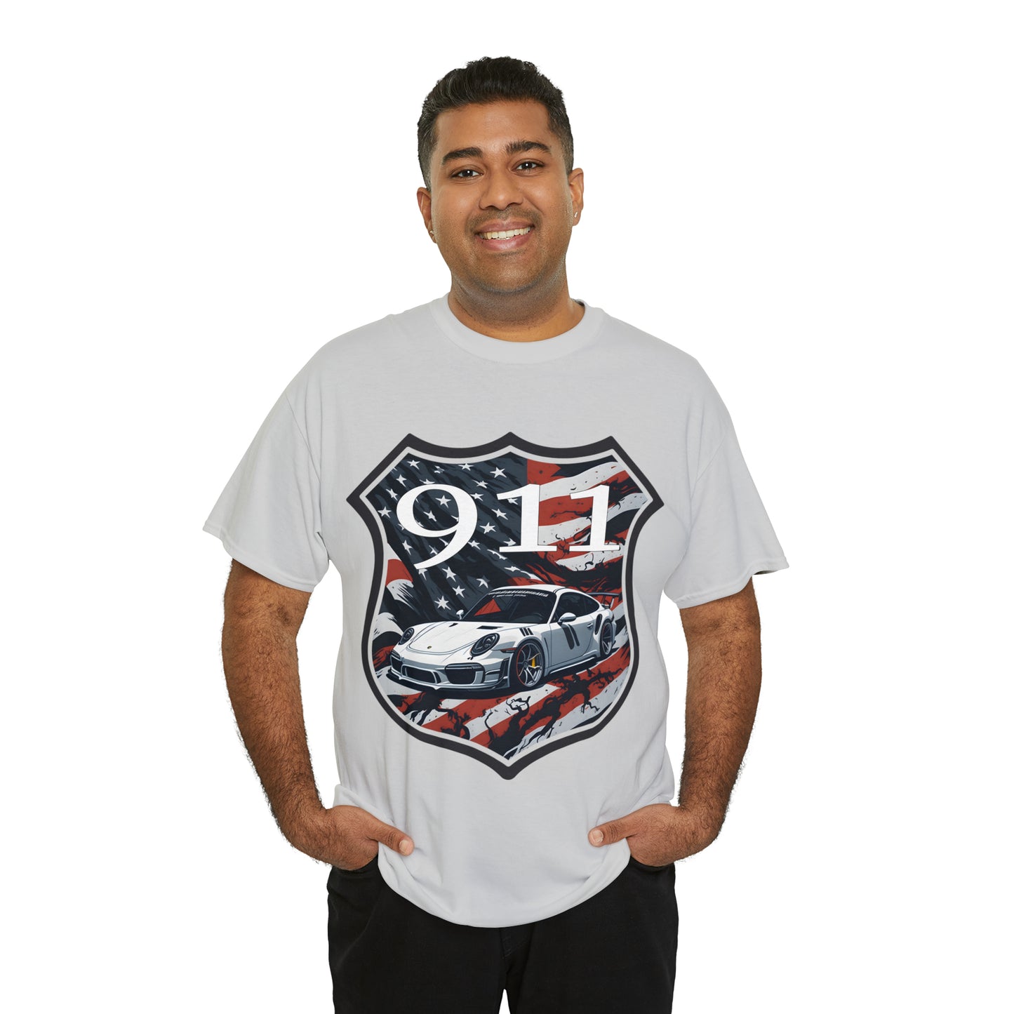 US FLAG Unisex Heavy Cotton Tee