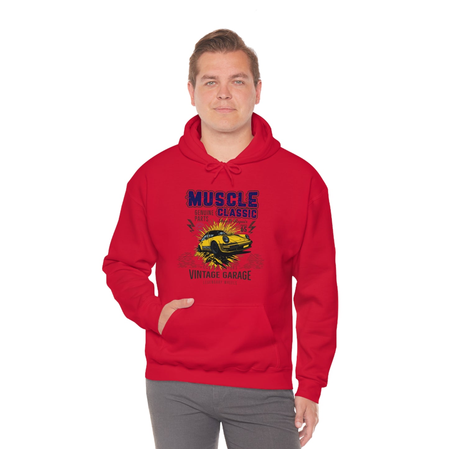 MUSCLE Unisex Heavy Blend™ Hooded Sweatshirt