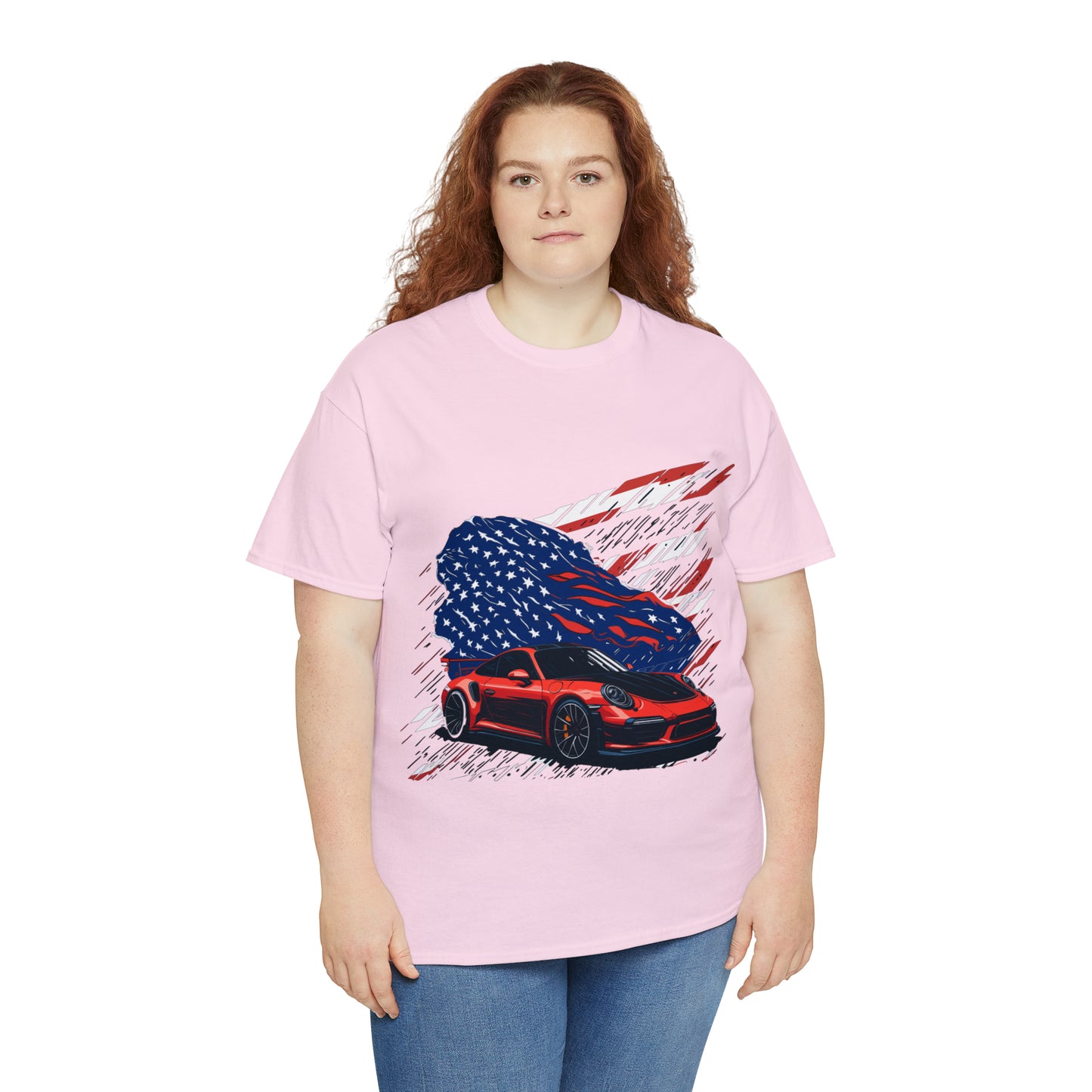 US FLAG Unisex Heavy Cotton Tee