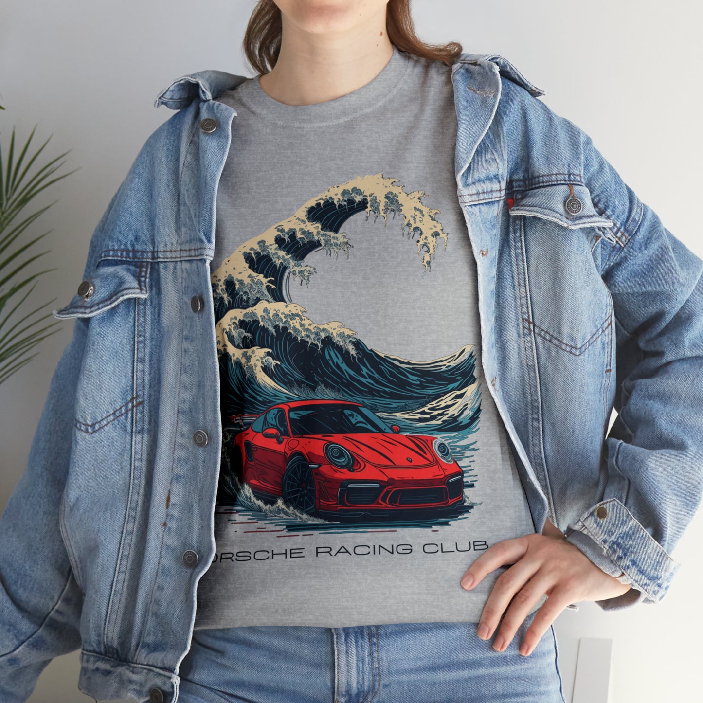 HOKUSAI WAVE Unisex Heavy Cotton Tee