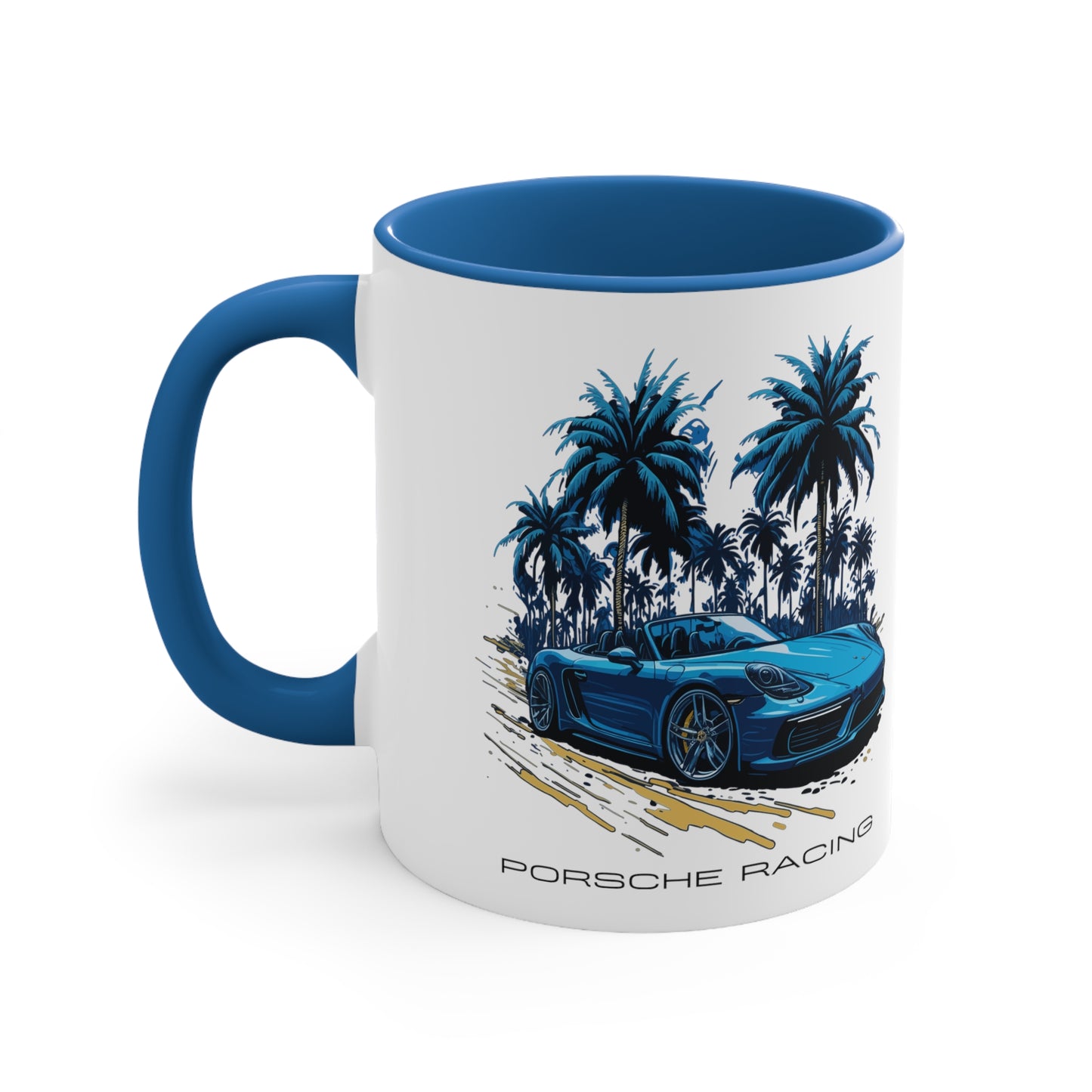 BLUE PALMS Accent Coffee Mug, 11oz