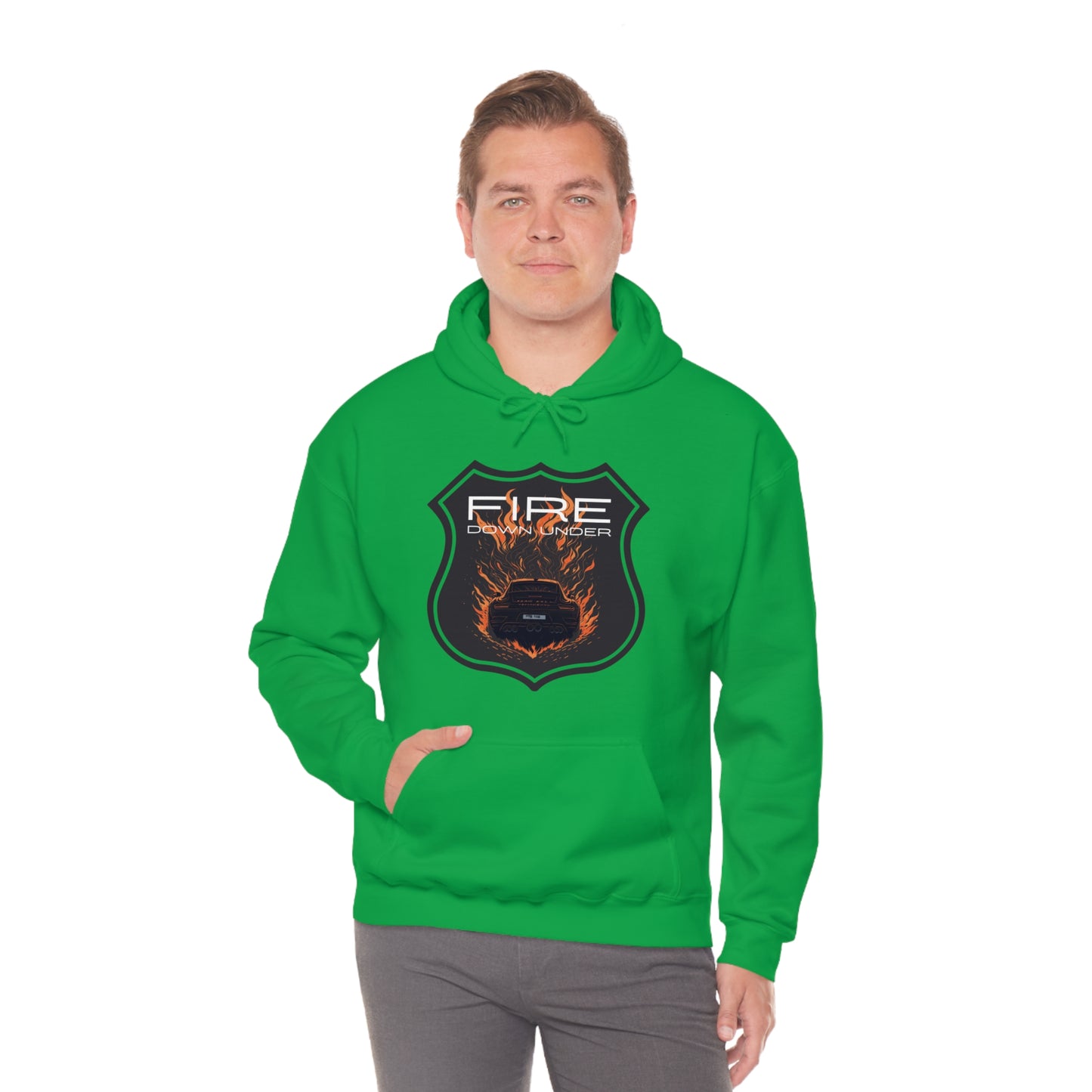 FIRE Unisex Heavy Blend™ Hooded Sweatshirt