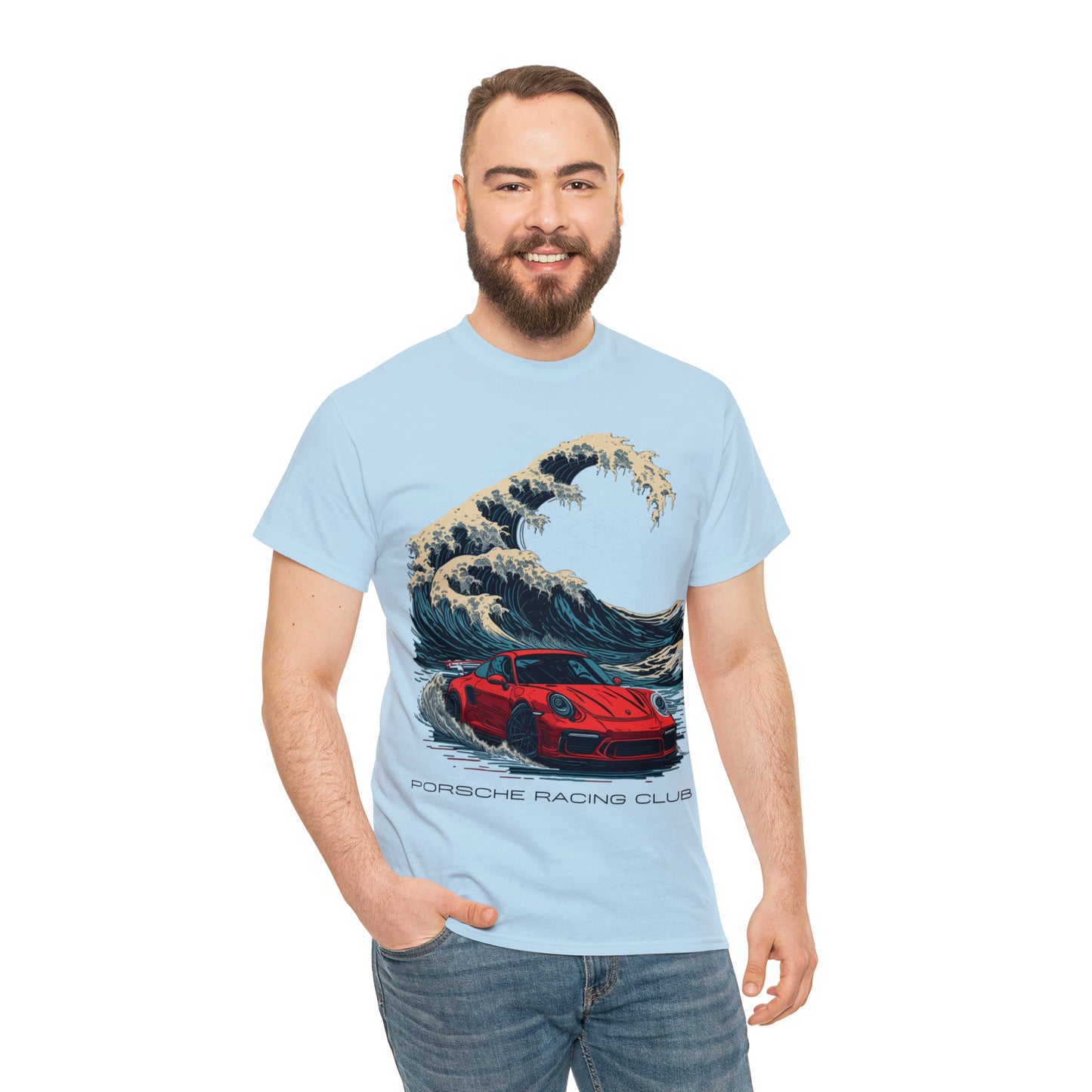 HOKUSAI WAVE Unisex Heavy Cotton Tee