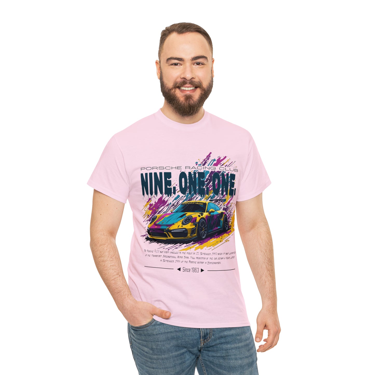 NINE ONE ONE Unisex Heavy Cotton Tee