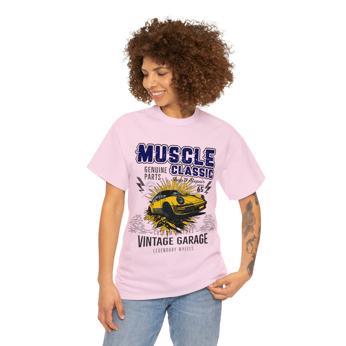 MUSCLE CLASSIC Unisex Heavy Cotton Tee