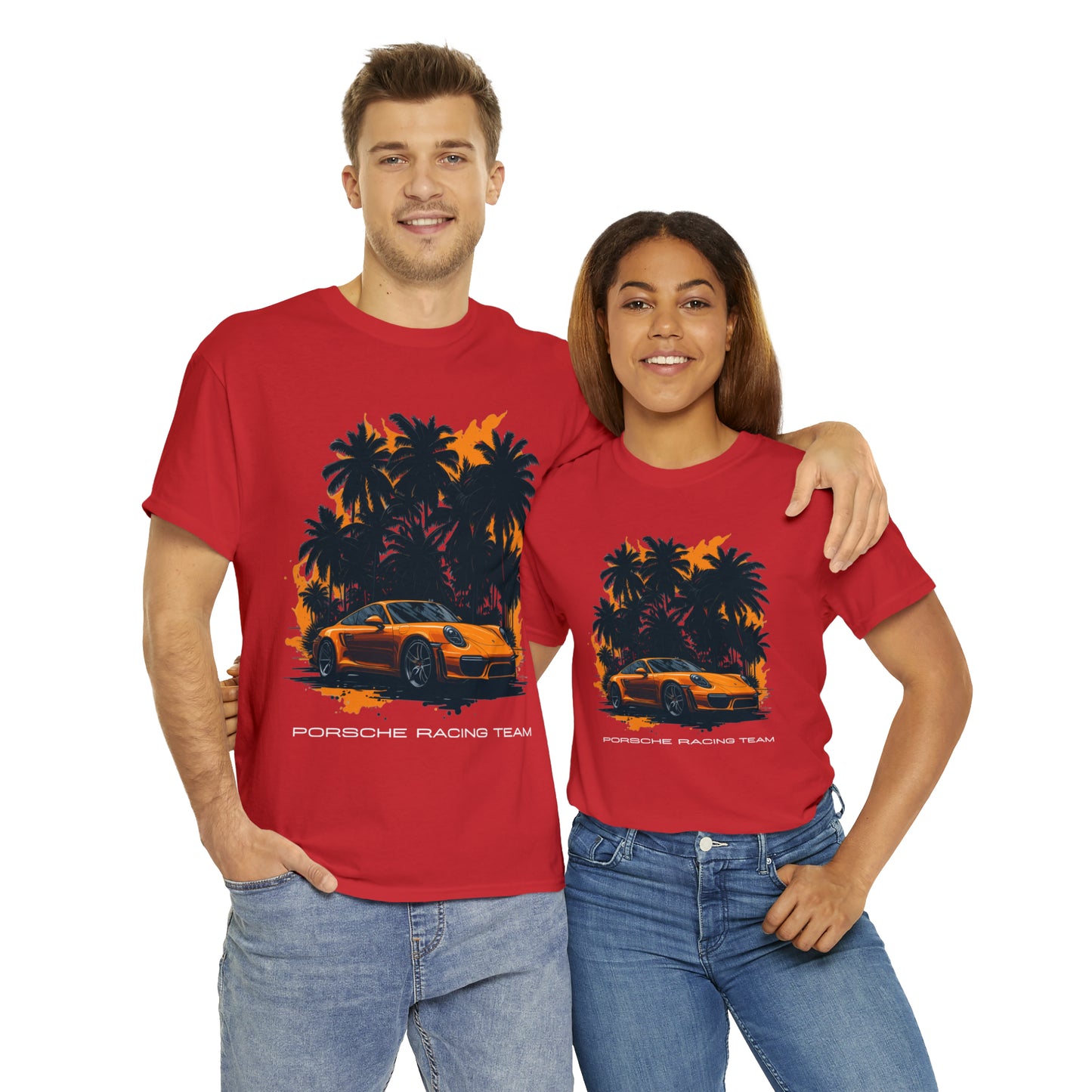 ORANGE PALMS Unisex Heavy Cotton Tee