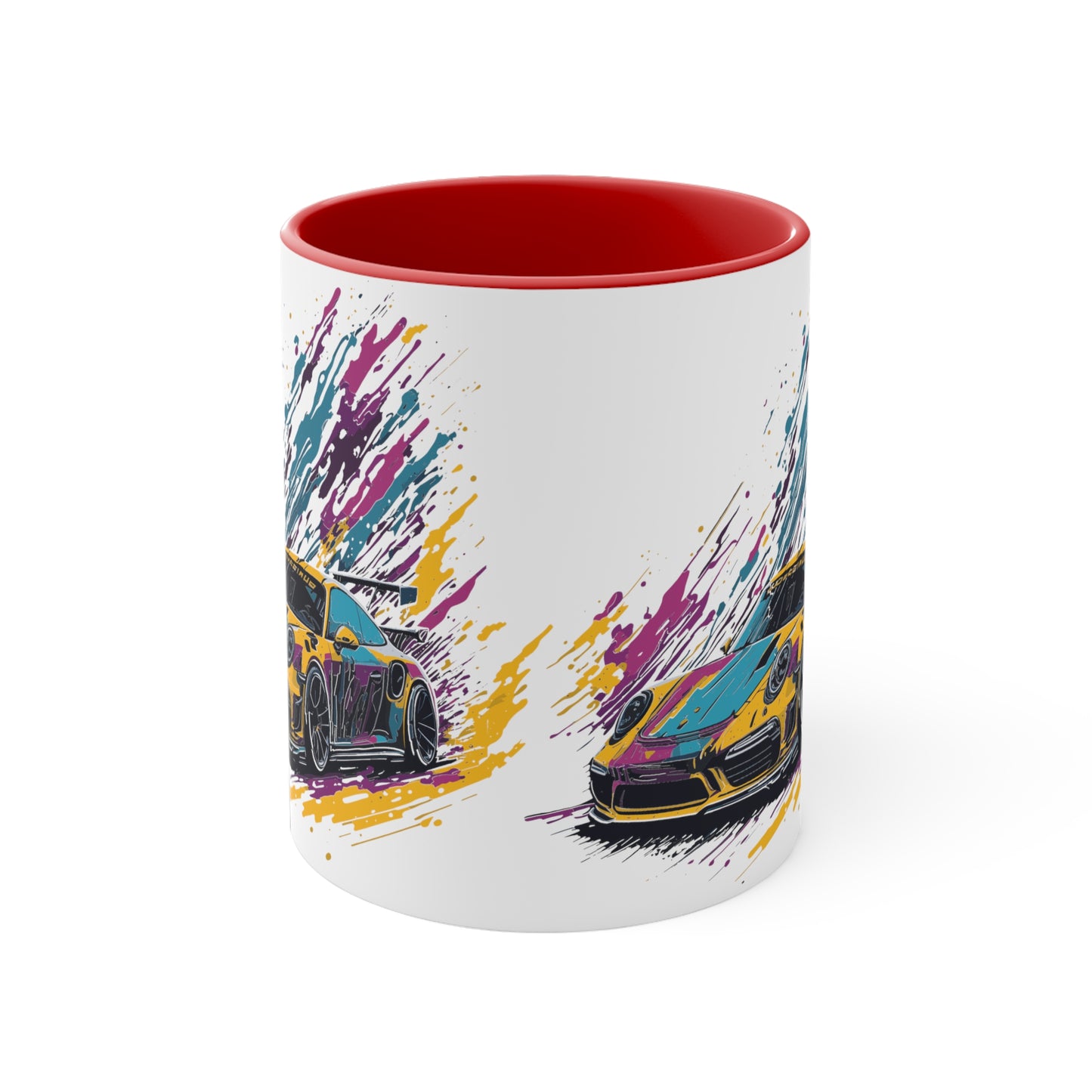 SPLASHES 2 Accent Coffee Mug, 11oz