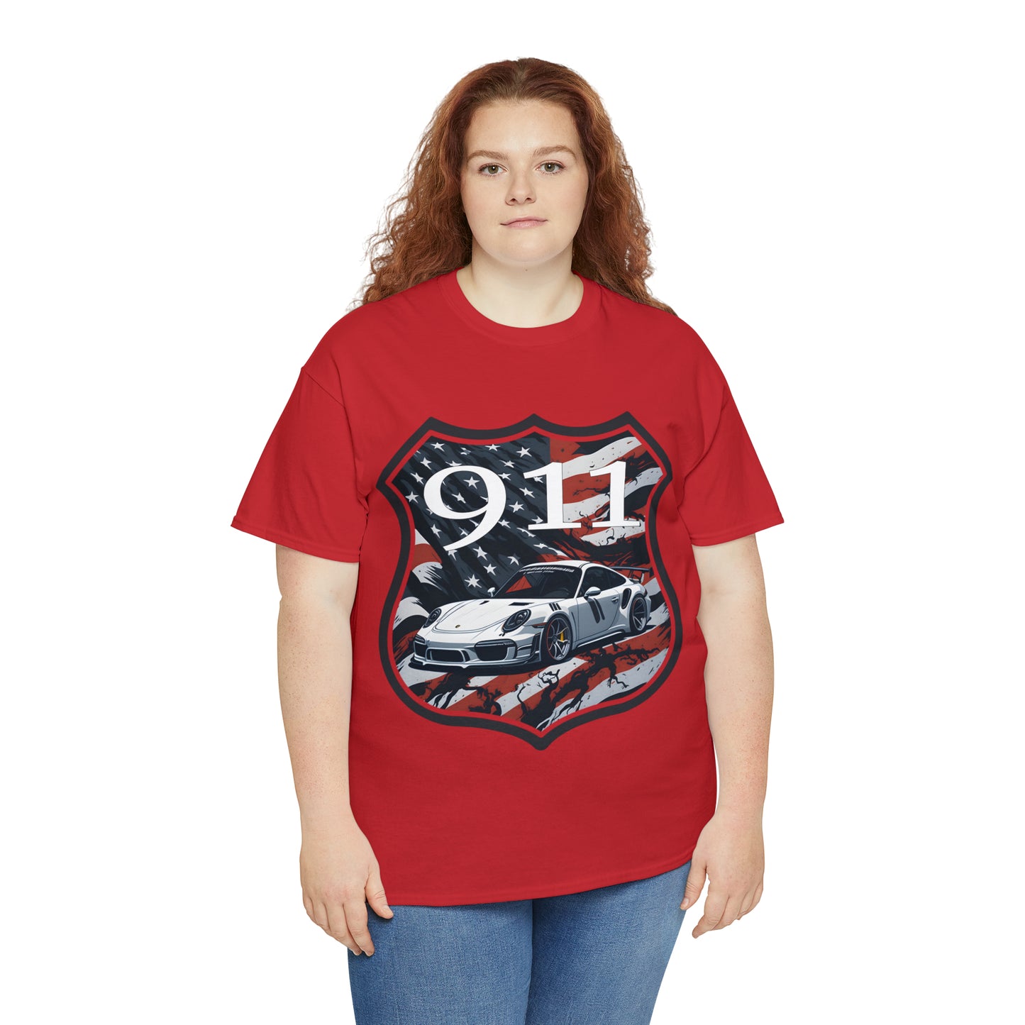 US FLAG Unisex Heavy Cotton Tee