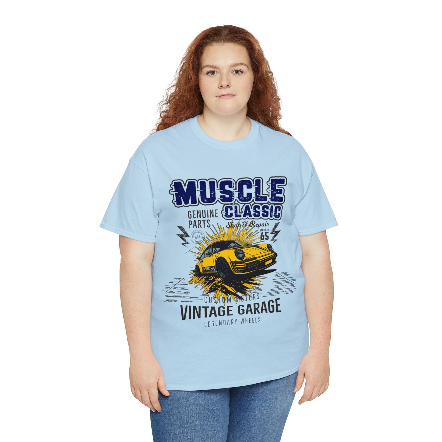 MUSCLE CLASSIC Unisex Heavy Cotton Tee