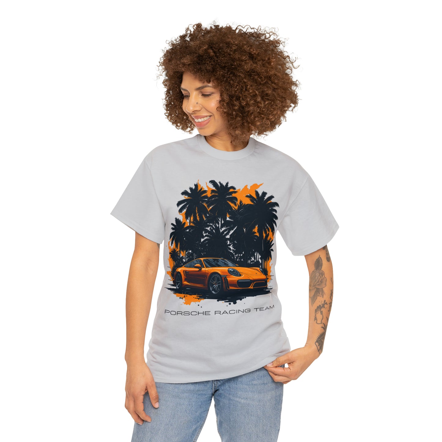 ORANGE PALMS Unisex Heavy Cotton Tee