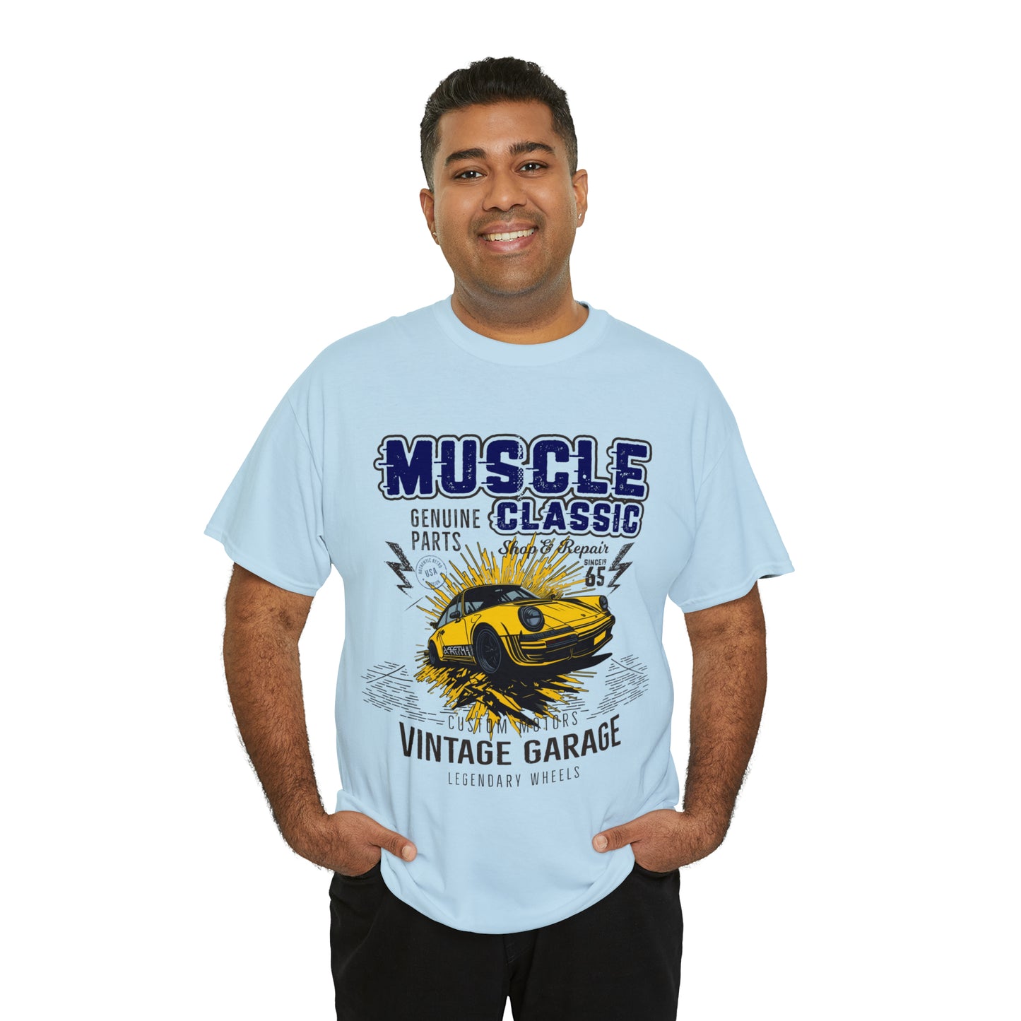 MUSCLE CLASSIC Unisex Heavy Cotton Tee