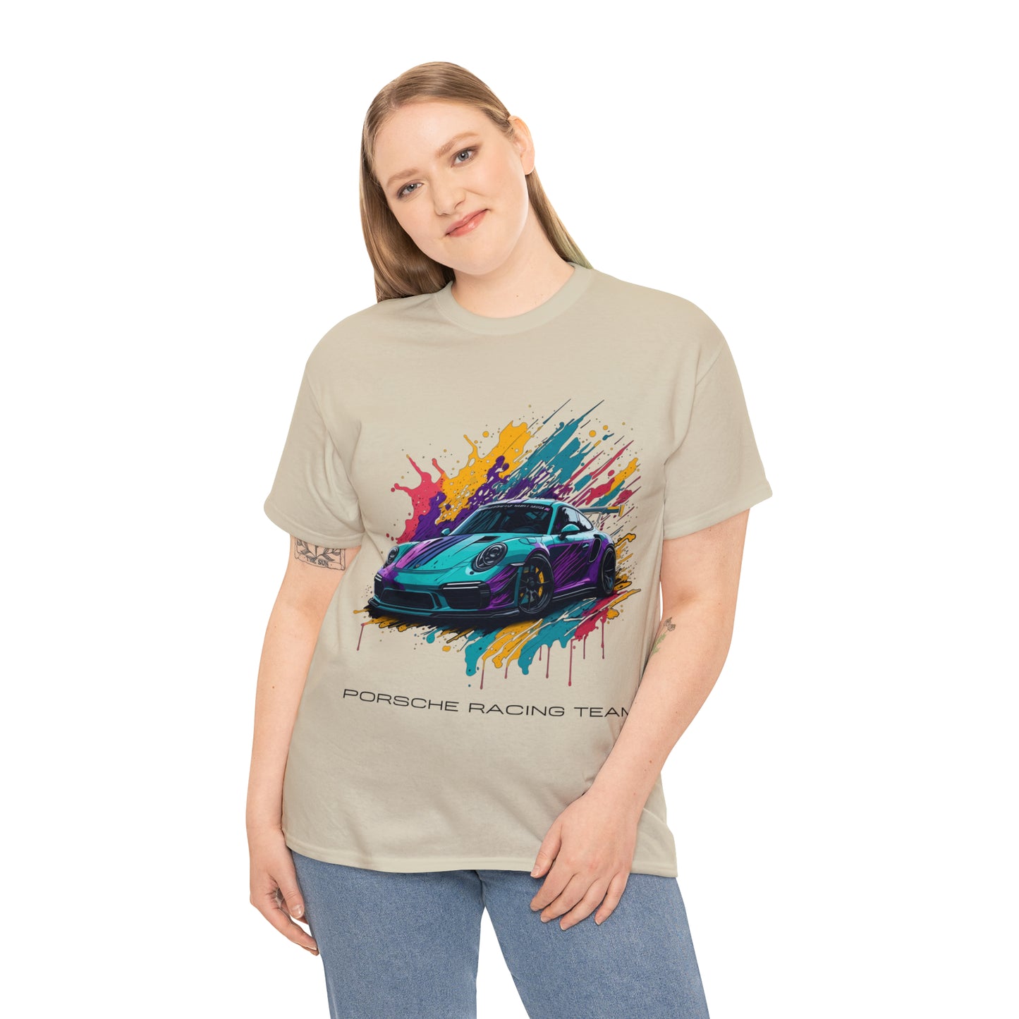 PORSCHE RACING 2 Unisex Heavy Cotton Tee