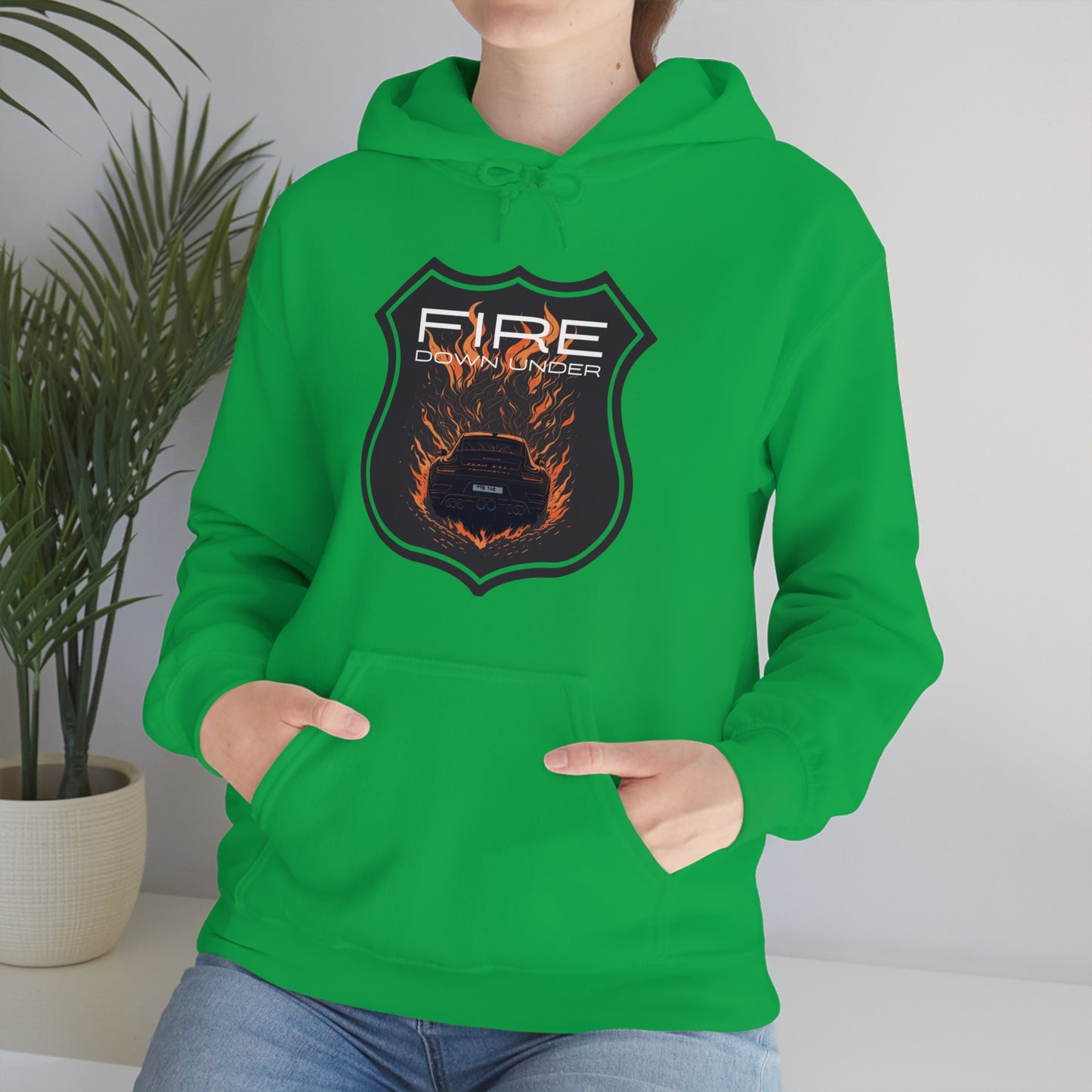 FIRE Unisex Heavy Blend™ Hooded Sweatshirt