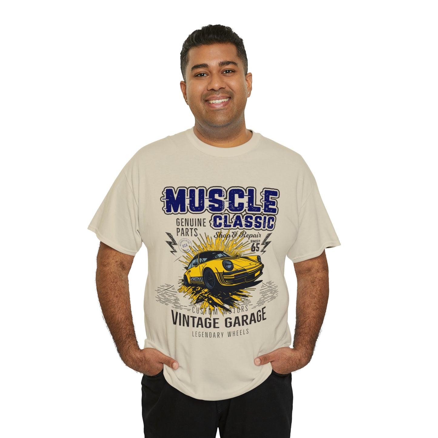 MUSCLE CLASSIC Unisex Heavy Cotton Tee