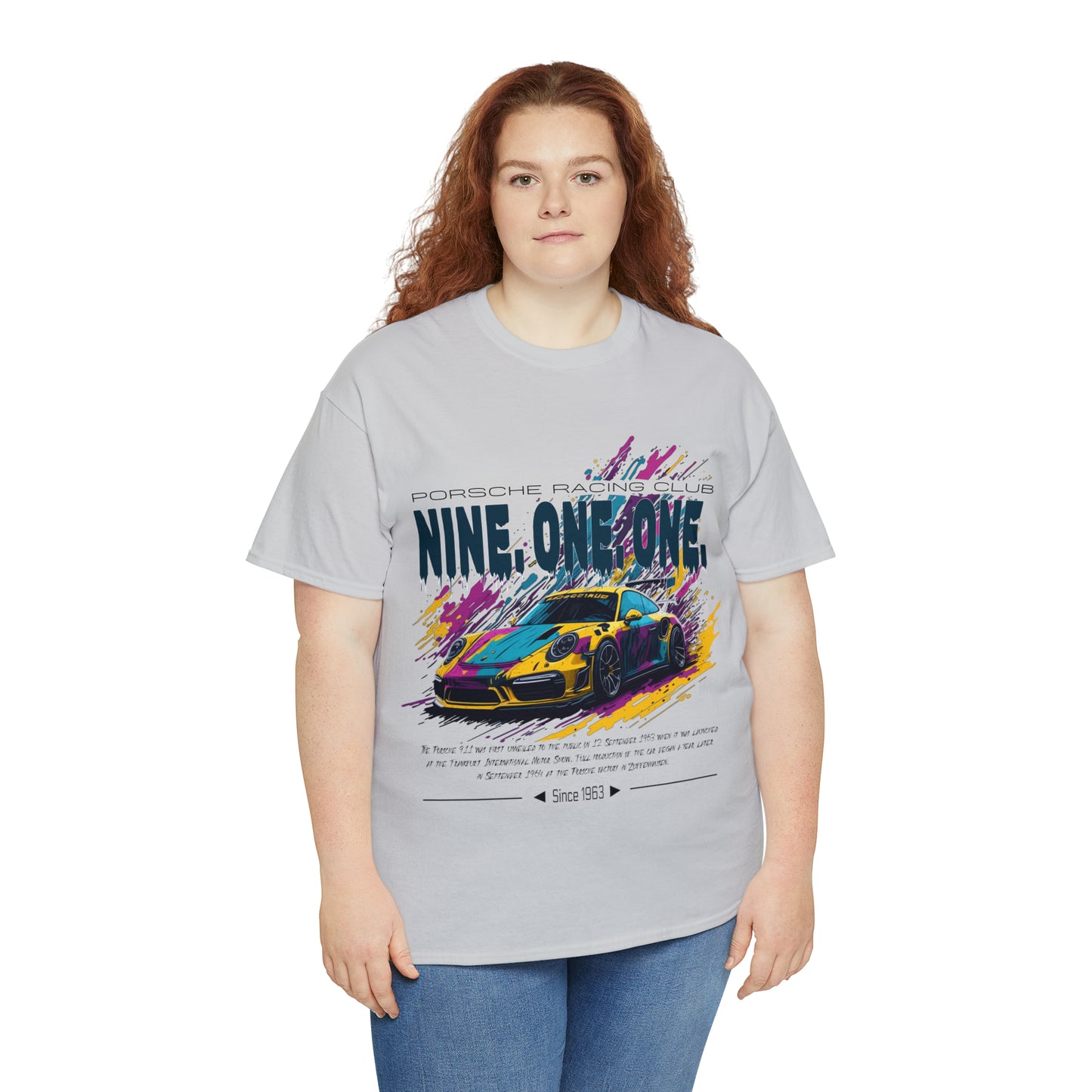 NINE ONE ONE Unisex Heavy Cotton Tee