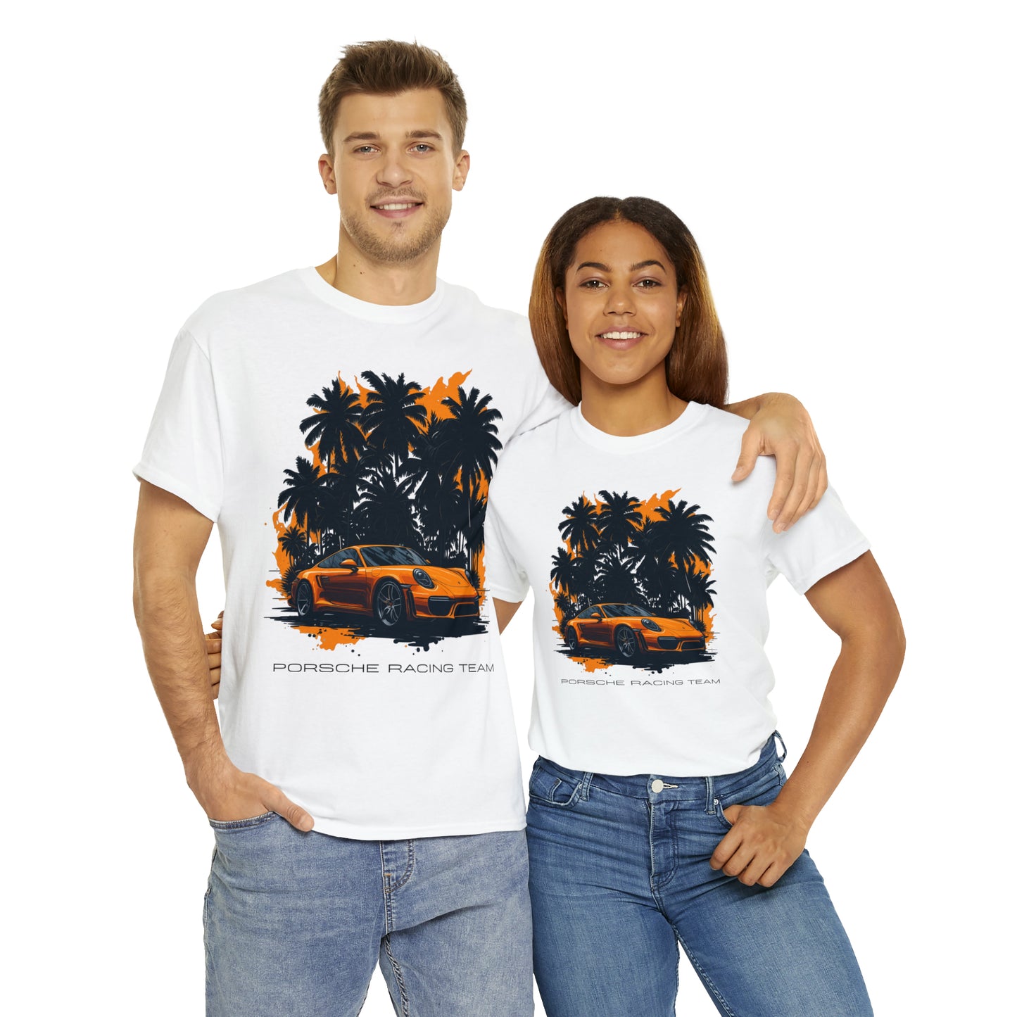 ORANGE PALMS Unisex Heavy Cotton Tee