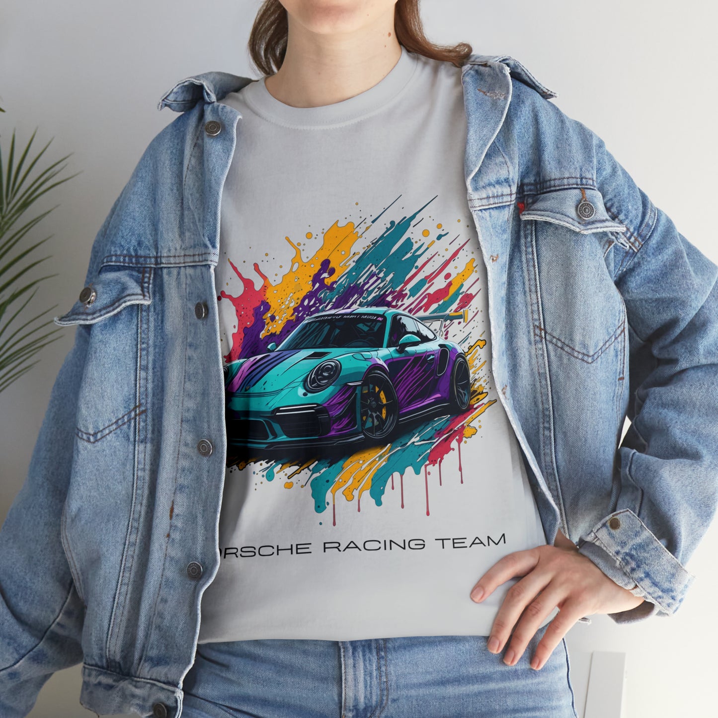 PORSCHE RACING 2 Unisex Heavy Cotton Tee