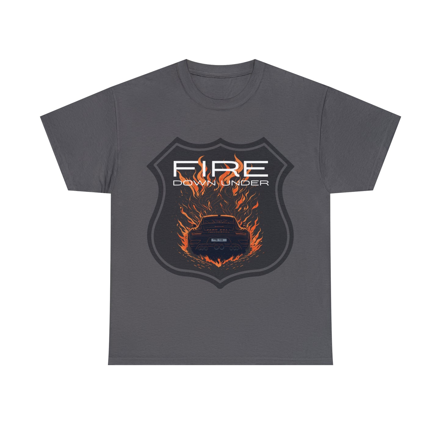 FIRE DOWN UNDER Unisex Heavy Cotton Tee