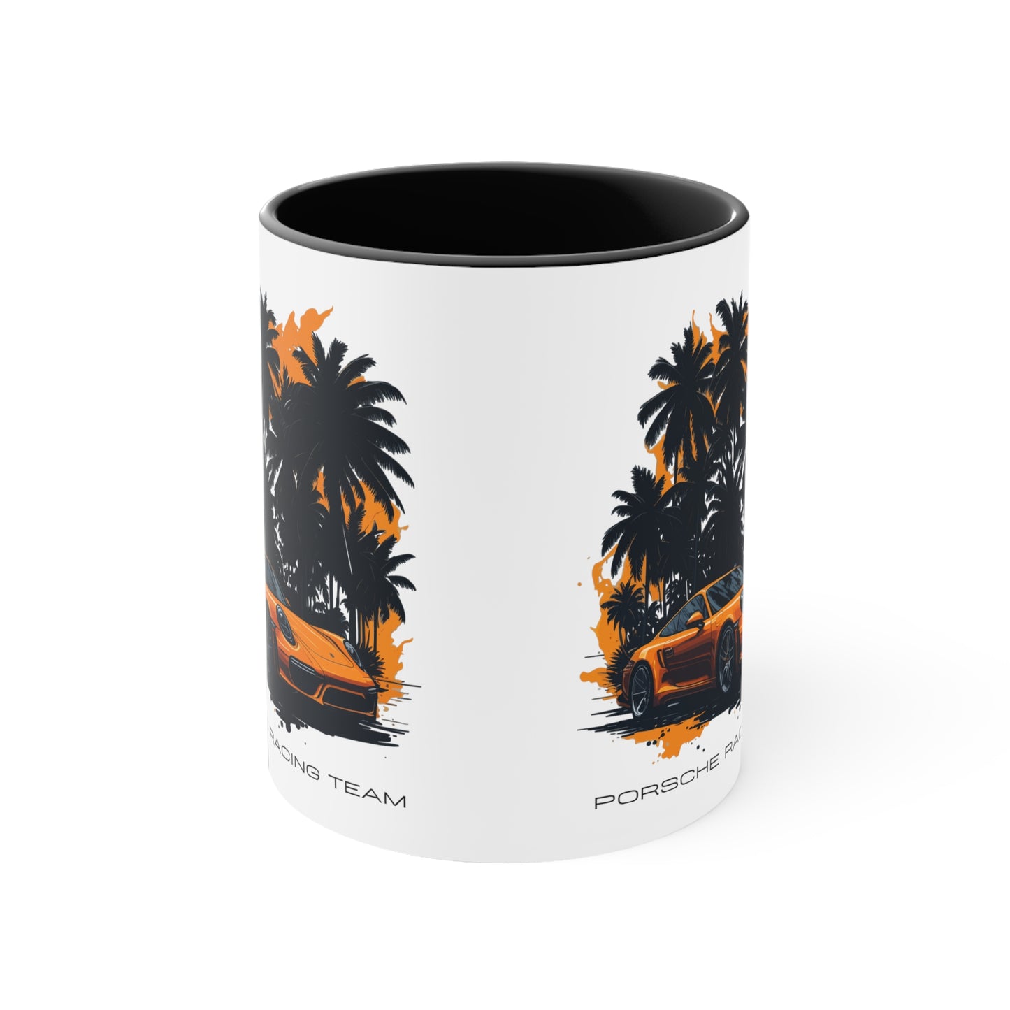 ORANGE PALMS Accent Coffee Mug, 11oz