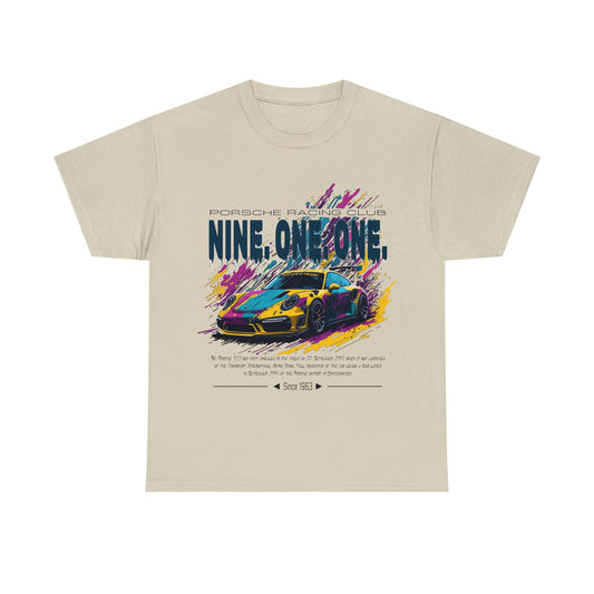 NINE ONE ONE Unisex Heavy Cotton Tee