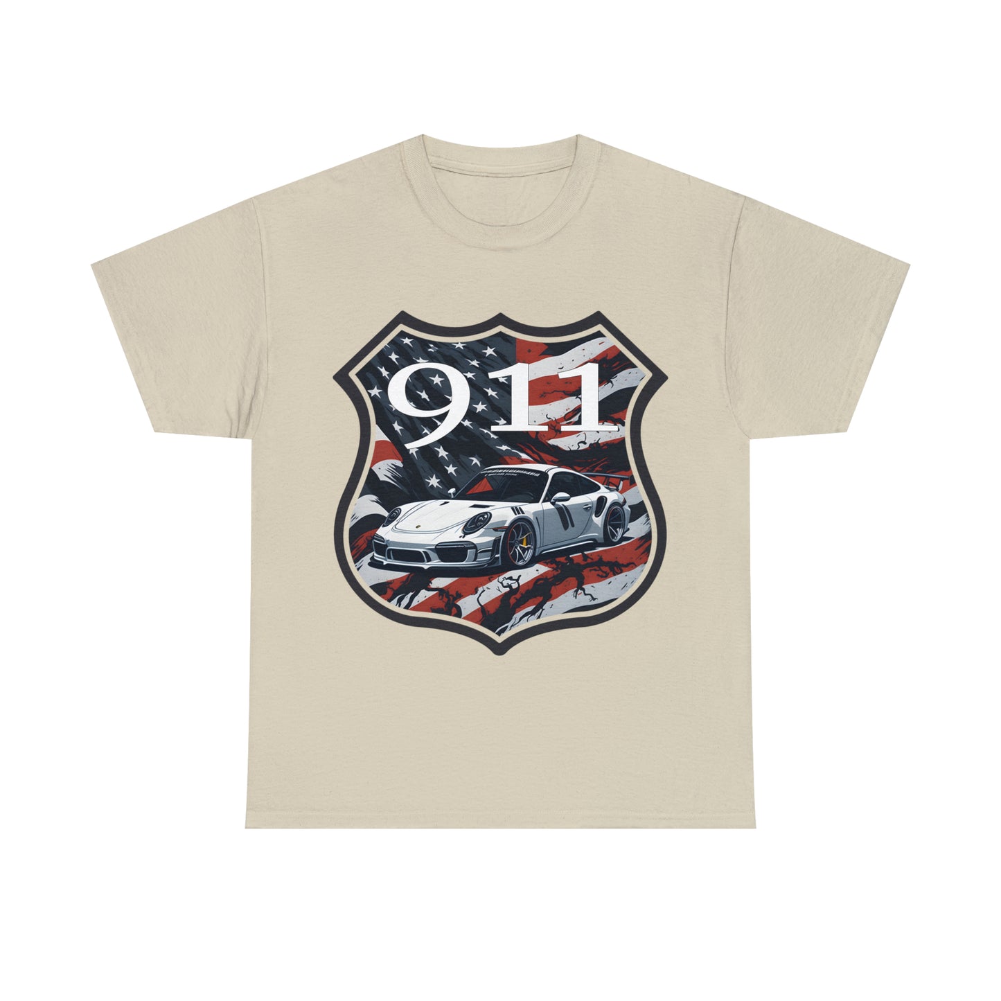 US FLAG Unisex Heavy Cotton Tee