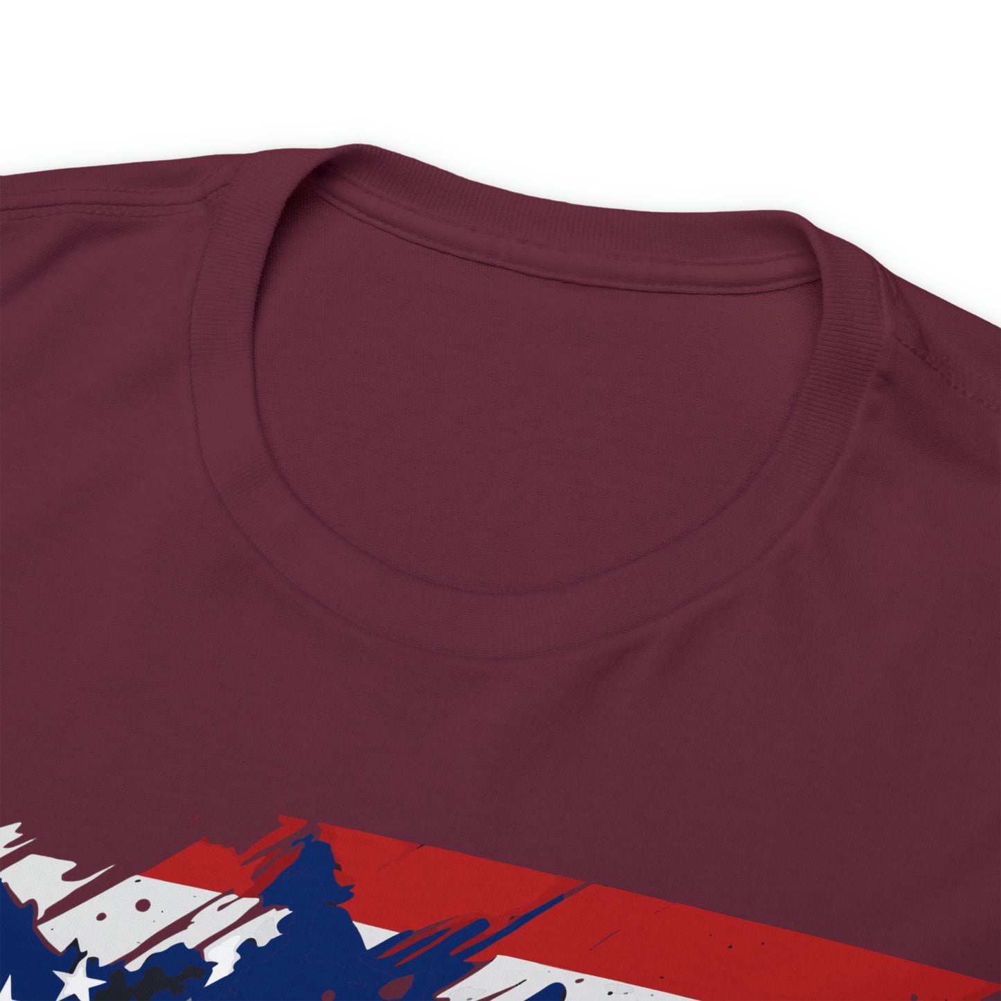 US FLAG RED Unisex Heavy Cotton Tee