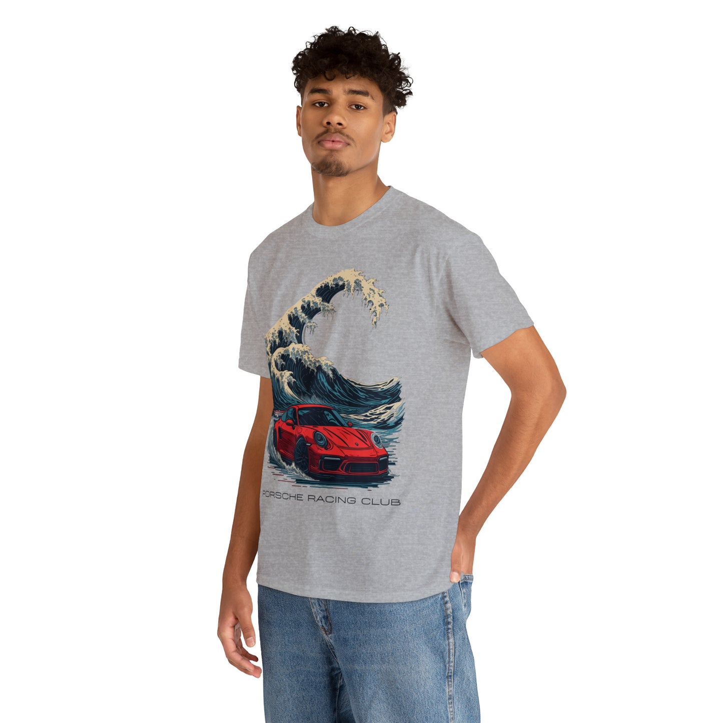 HOKUSAI WAVE Unisex Heavy Cotton Tee