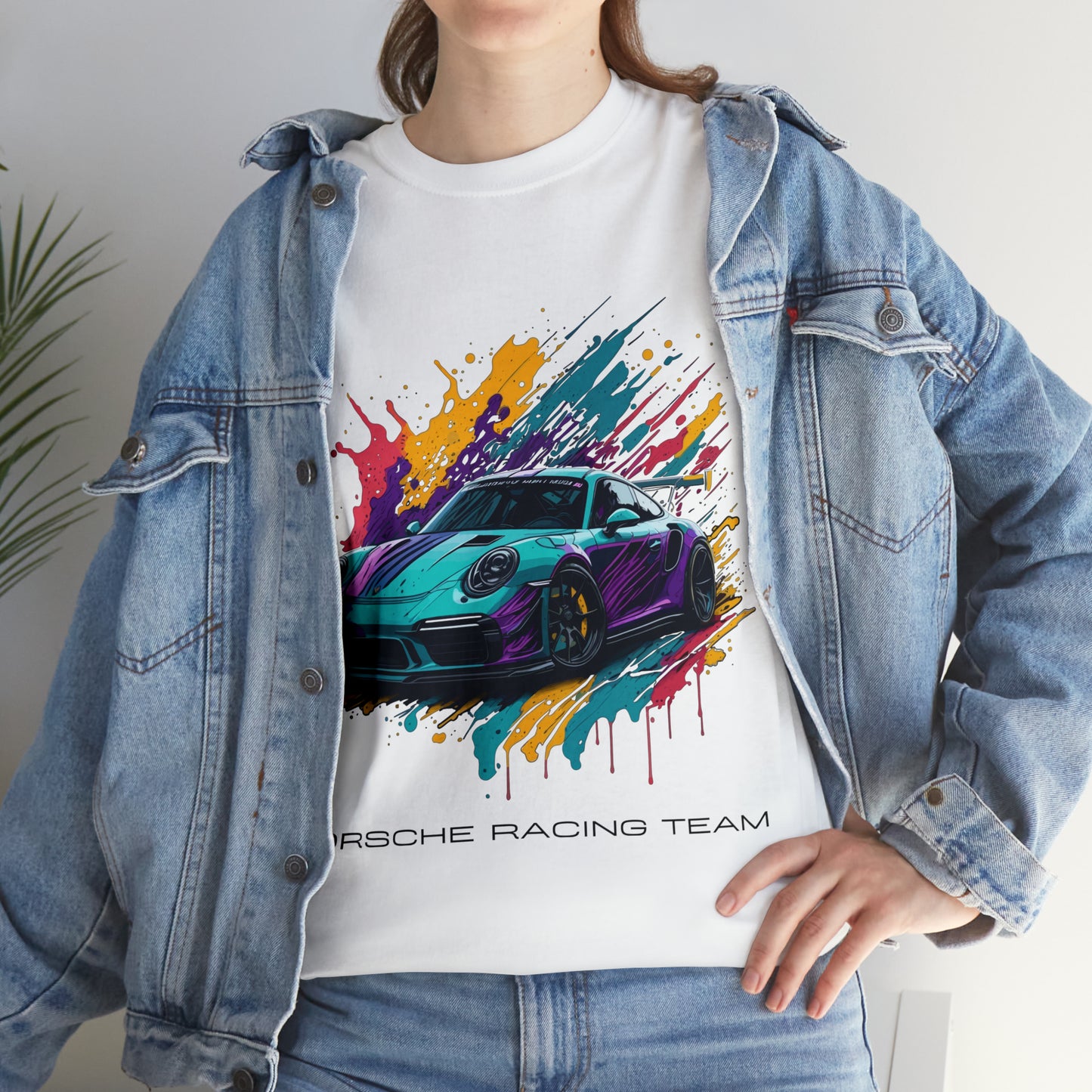 PORSCHE RACING 2 Unisex Heavy Cotton Tee