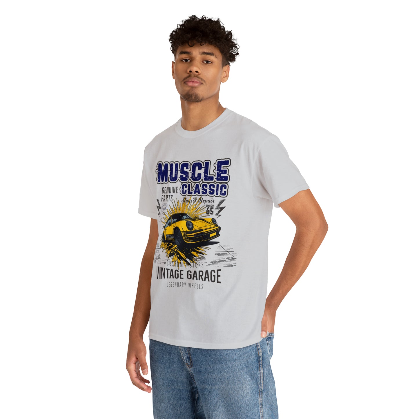 MUSCLE CLASSIC Unisex Heavy Cotton Tee