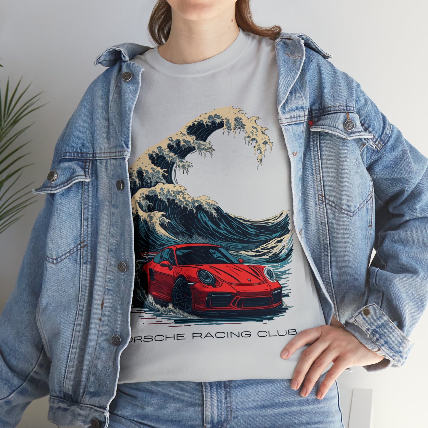 HOKUSAI WAVE Unisex Heavy Cotton Tee