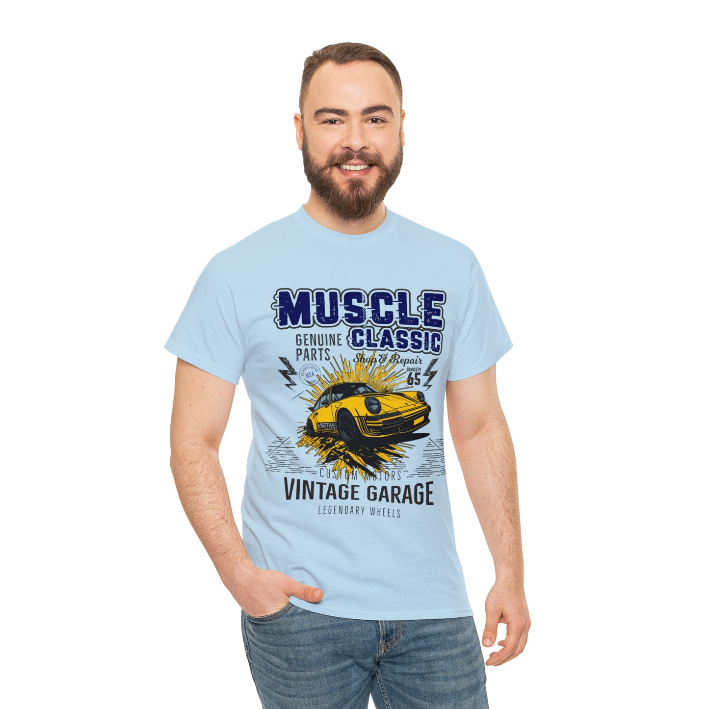 MUSCLE CLASSIC Unisex Heavy Cotton Tee