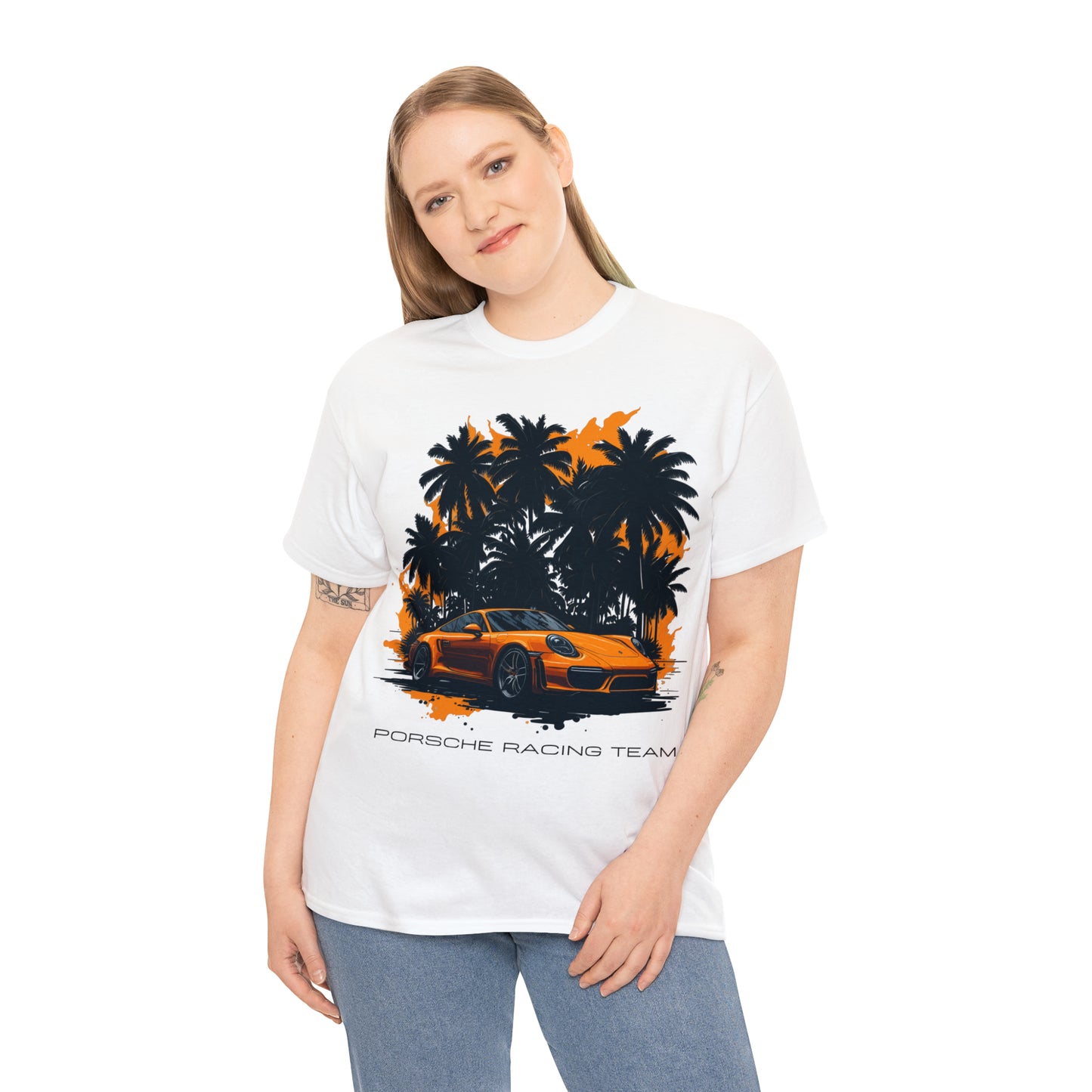 ORANGE PALMS Unisex Heavy Cotton Tee