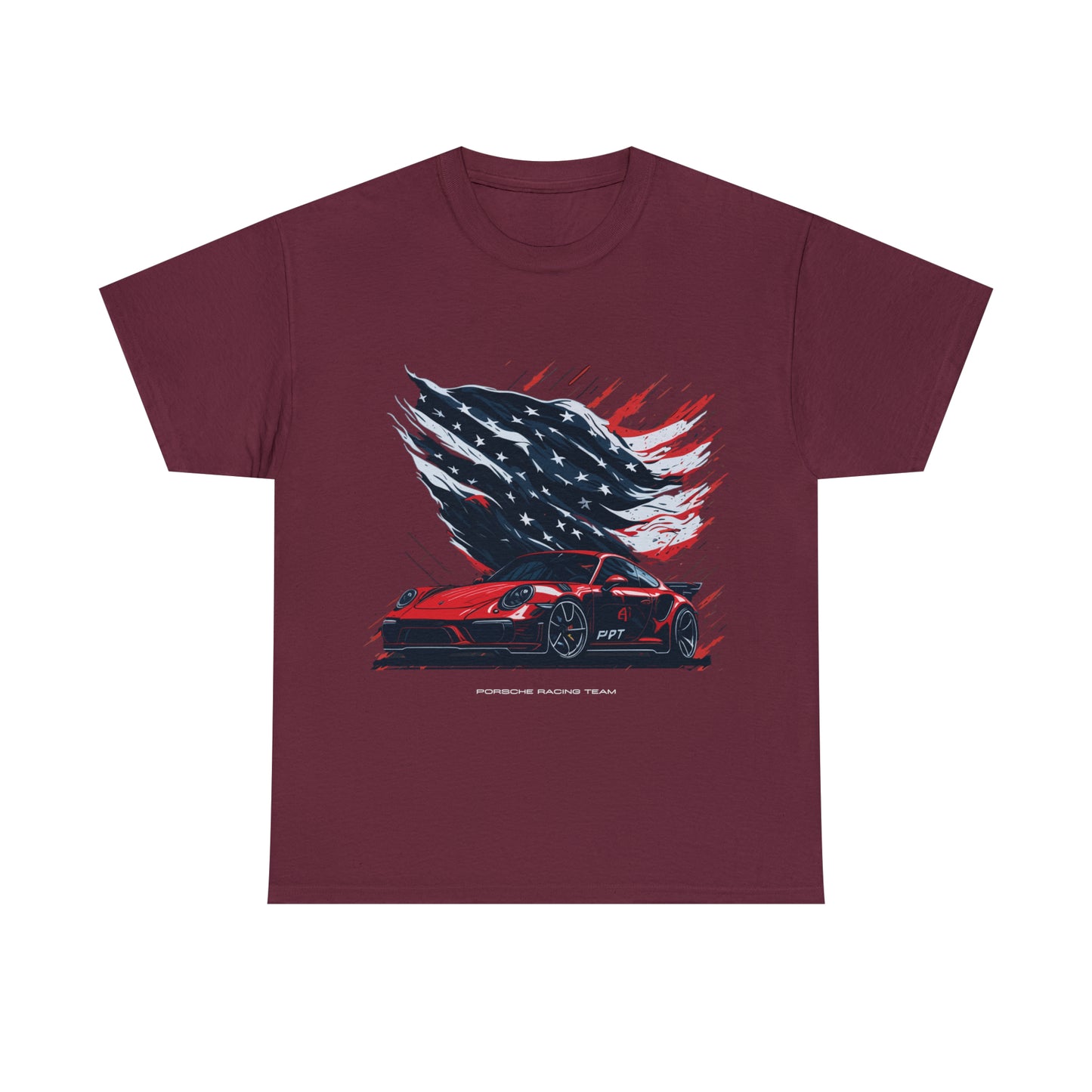 RACING US Unisex Heavy Cotton Tee