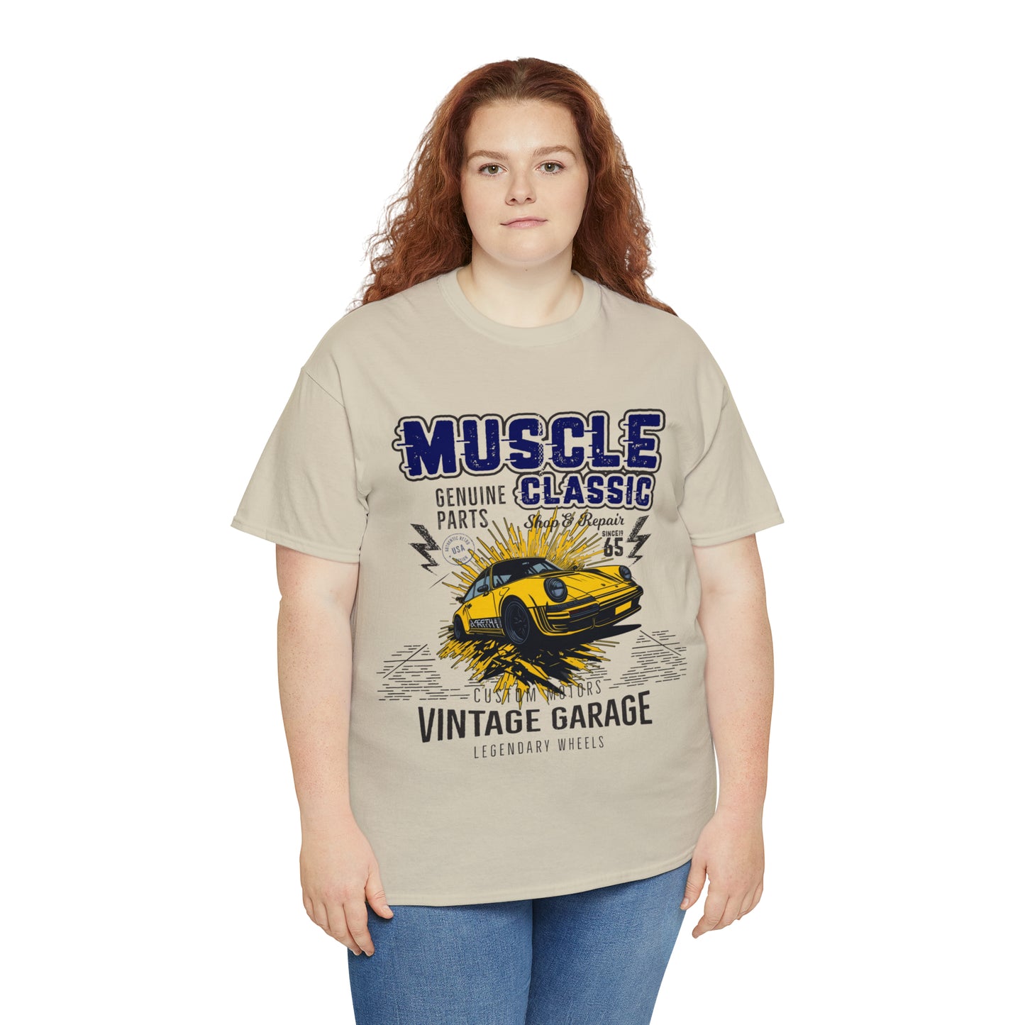 MUSCLE CLASSIC Unisex Heavy Cotton Tee