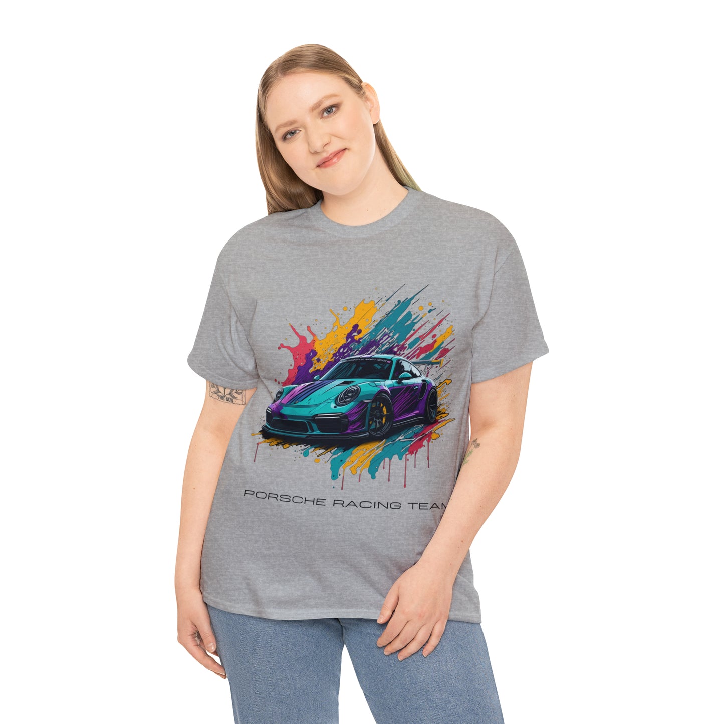 PORSCHE RACING 2 Unisex Heavy Cotton Tee