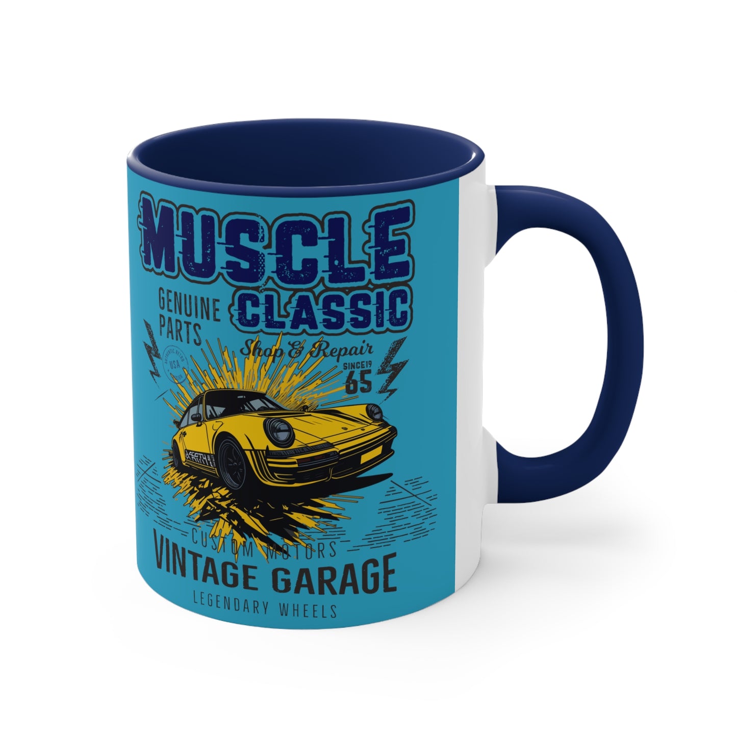 MUSCLE Accent Coffee Mug, 11oz