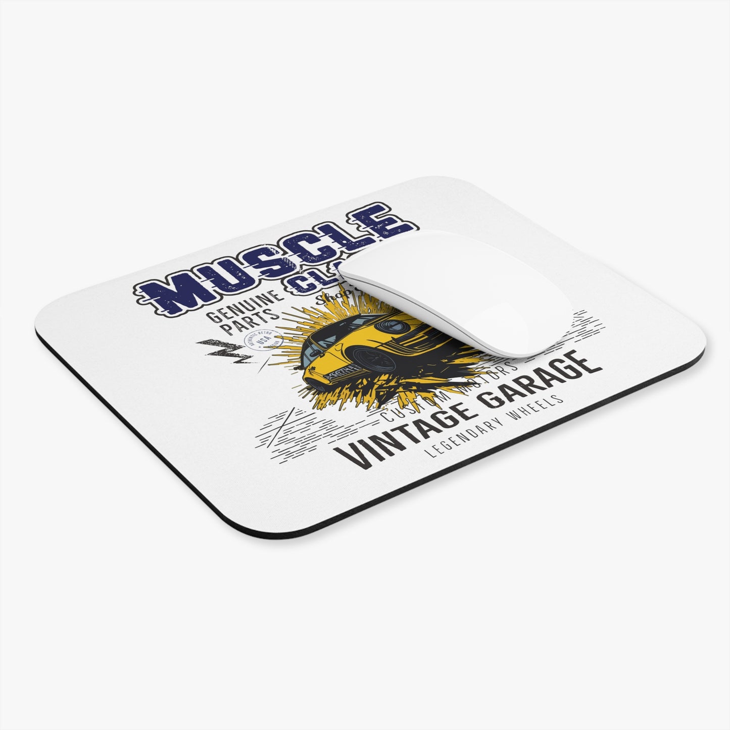 Vintage Garage Mouse Pad